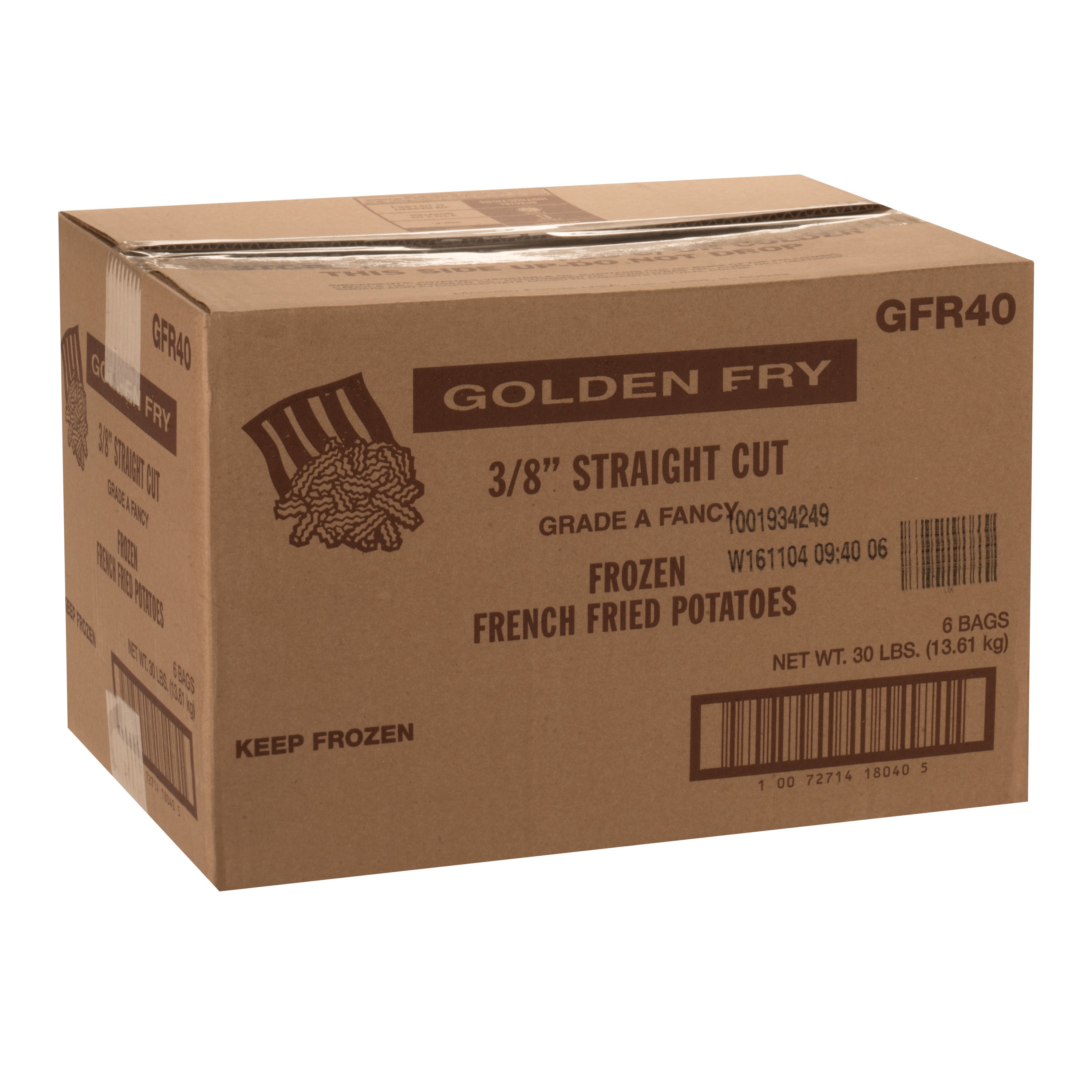 3/8¨ STRAIGHT CUT 6/5 LB FRIES - Image 1
