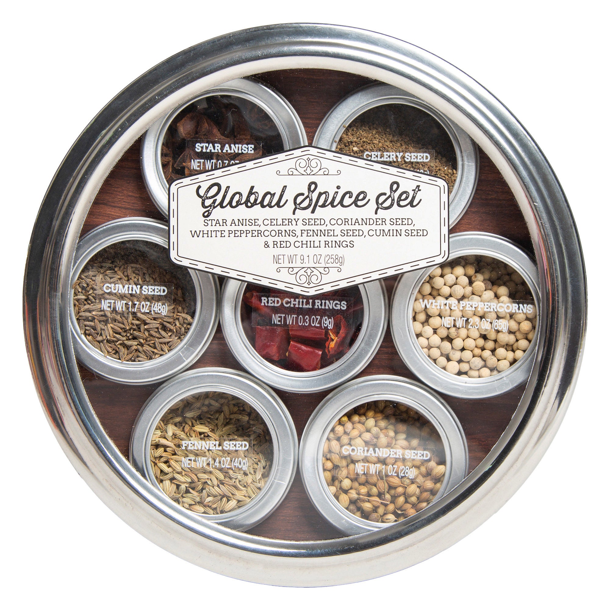 GLOBAL SPICE SET VARIETY PACK 9.1 OUNCES