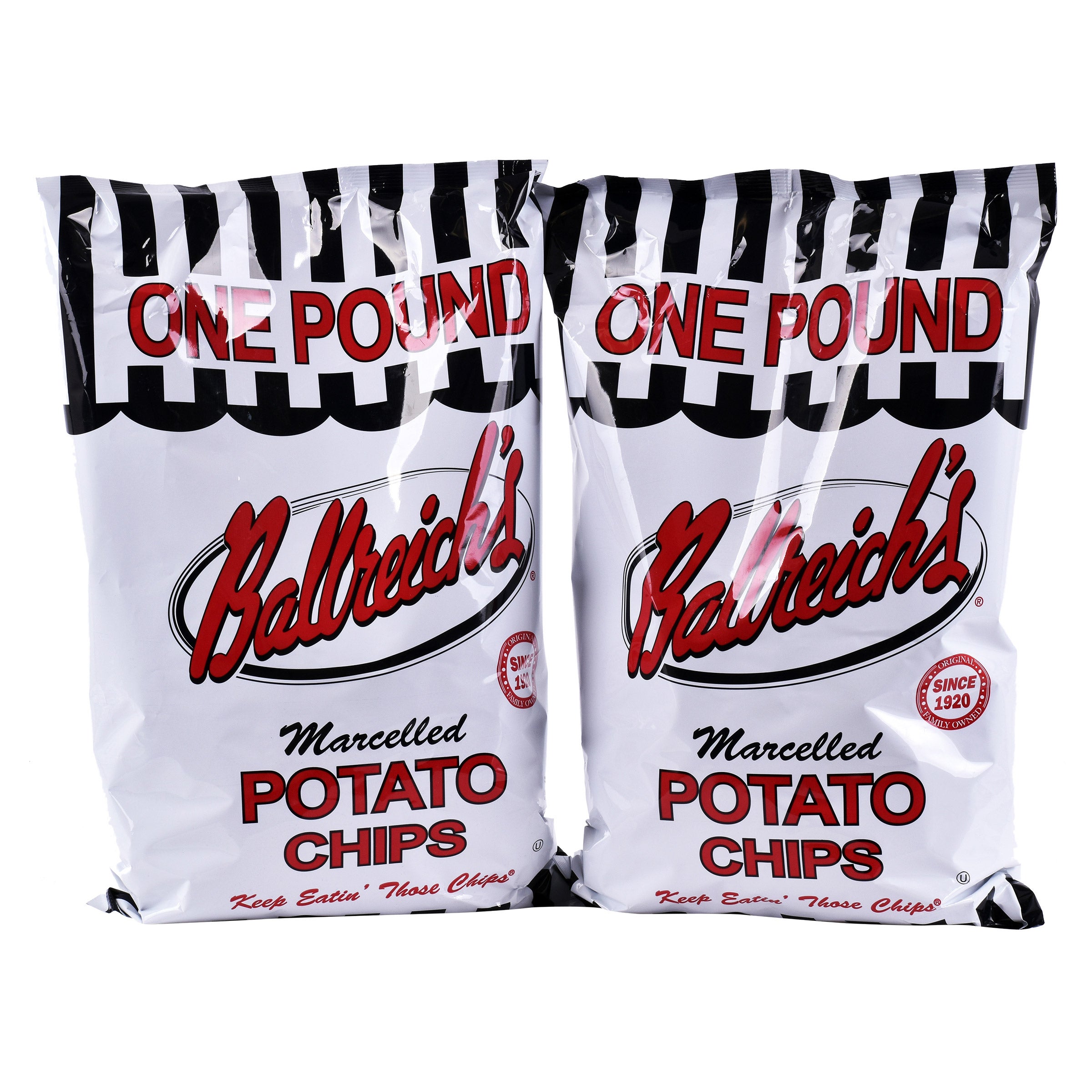 BALLREICH'S ORIGINAL POTATO CHIPS 2/16 OUNCE BAGS