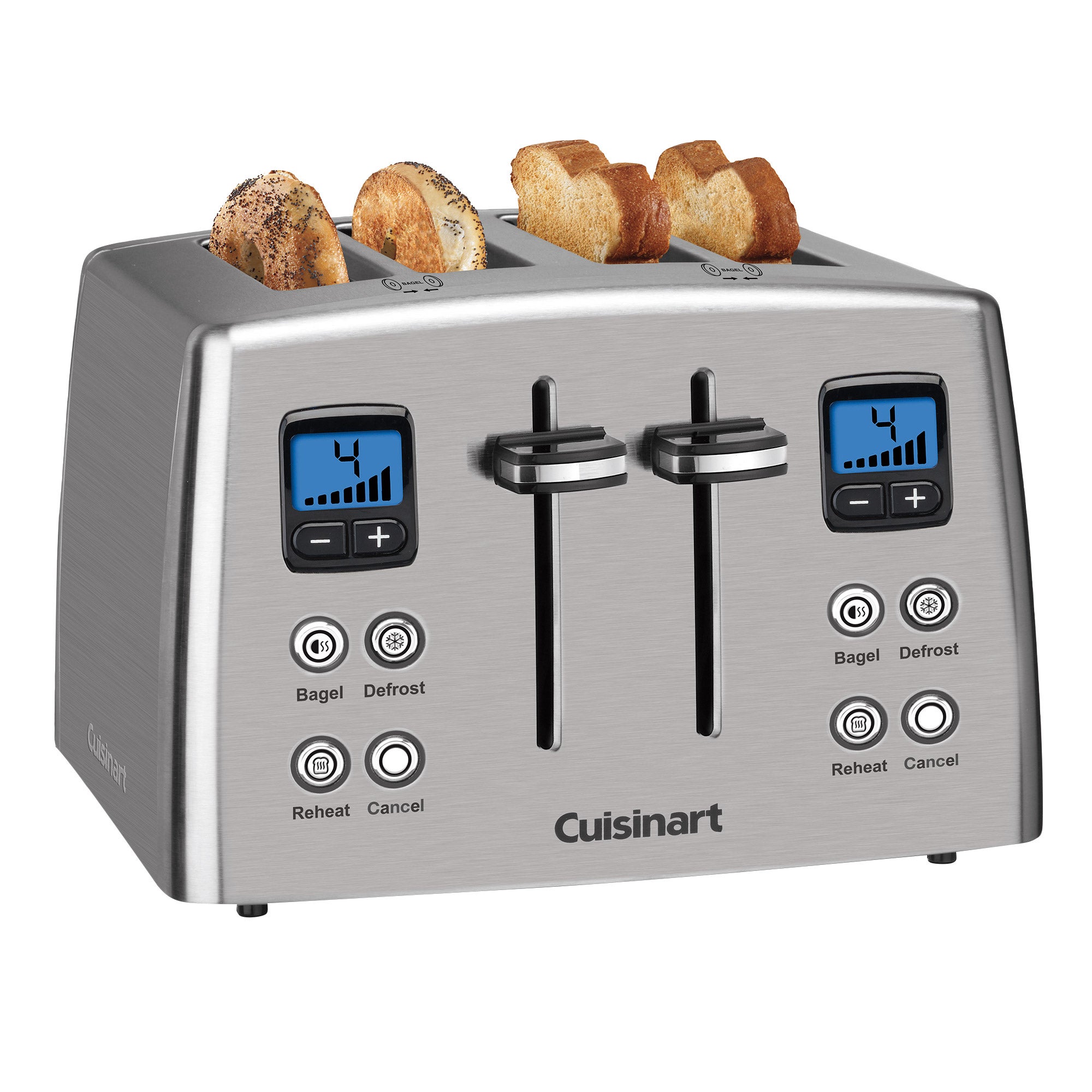 CUISINART RBT-875PC 4 SLICE COUNTDOWN TOASTER