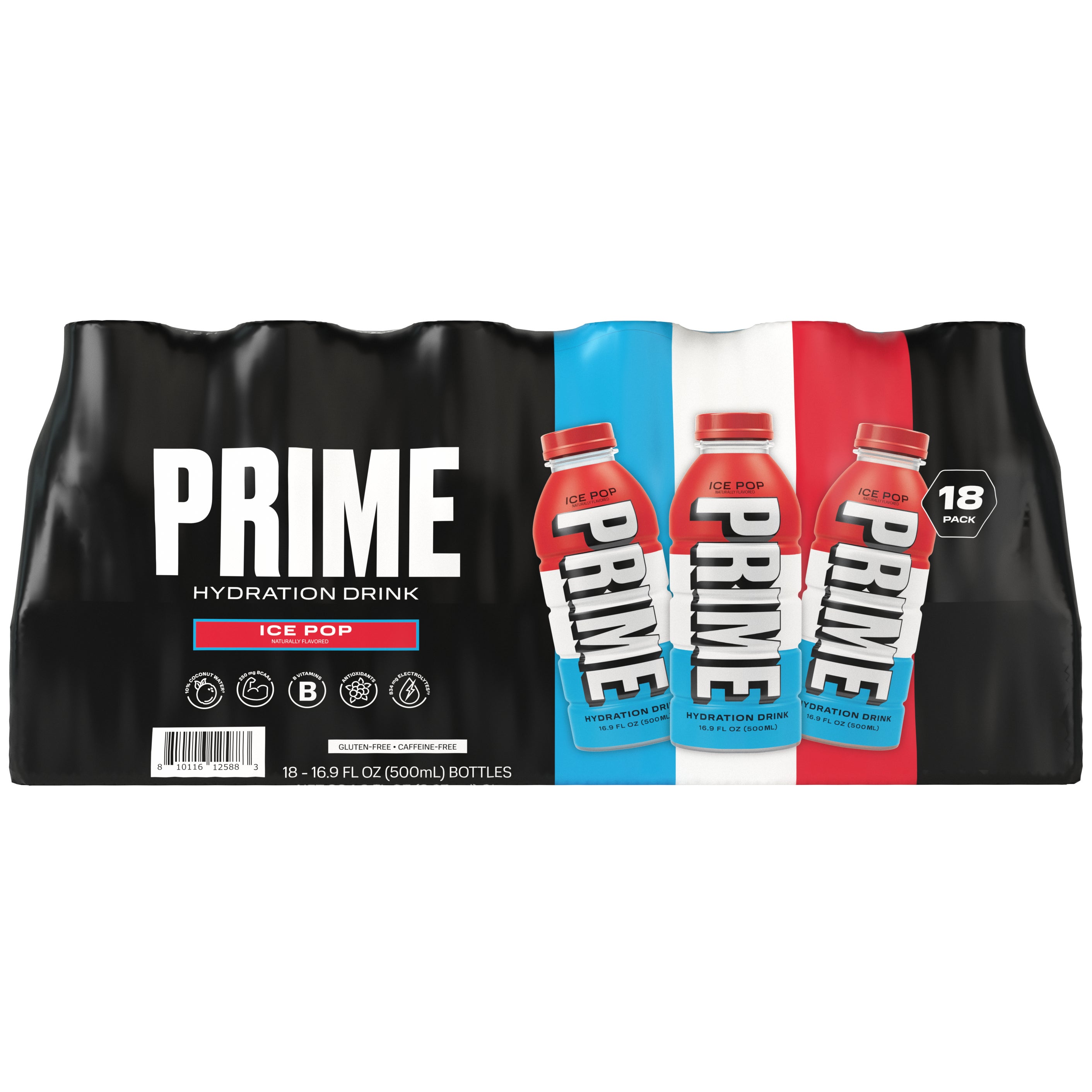 PRIME HYDRATION ICE POP PACK 18/16.9 FL OZ