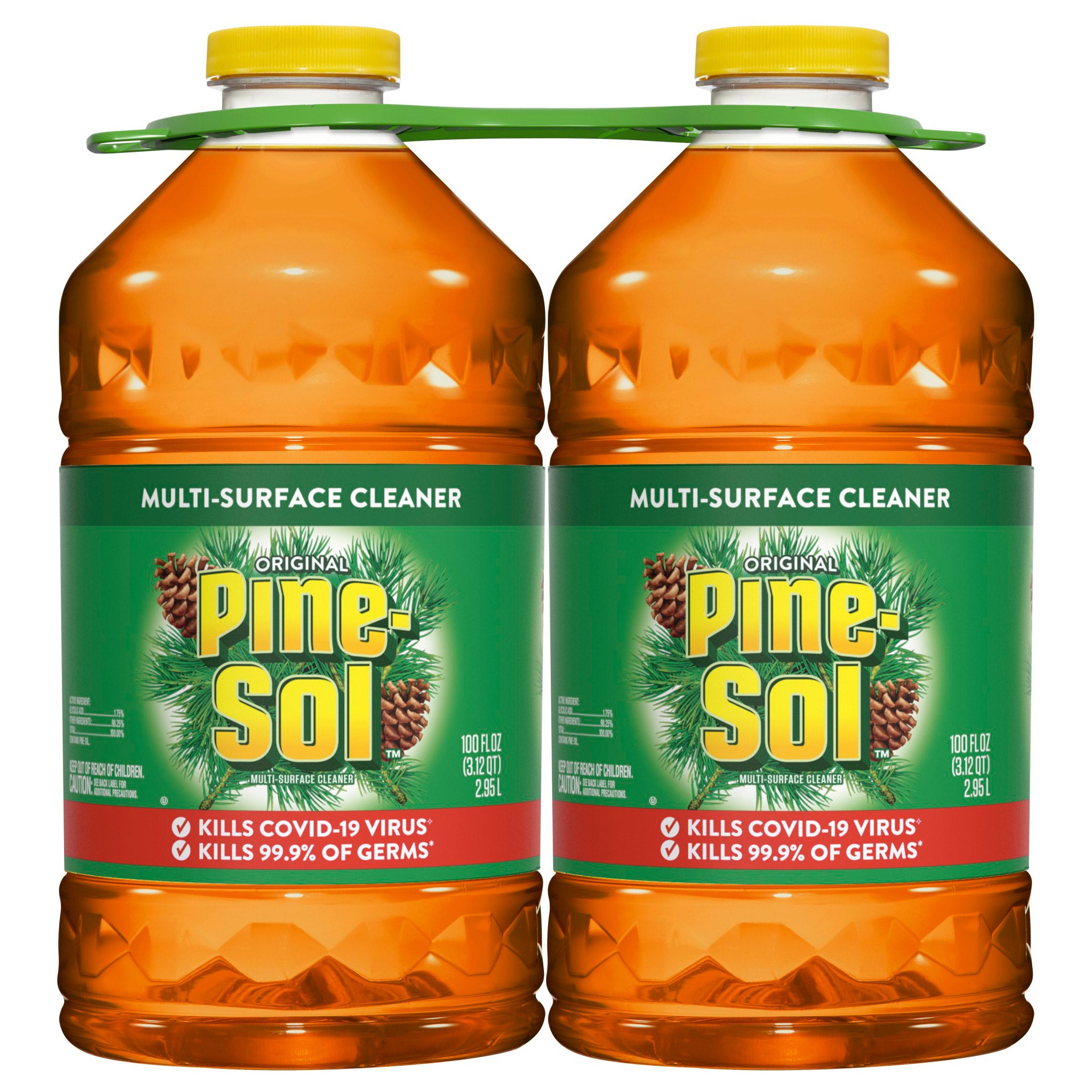 PINE SOL ALL PURPOSE CLEANER 2 X 100 OUNCE BOTTLES