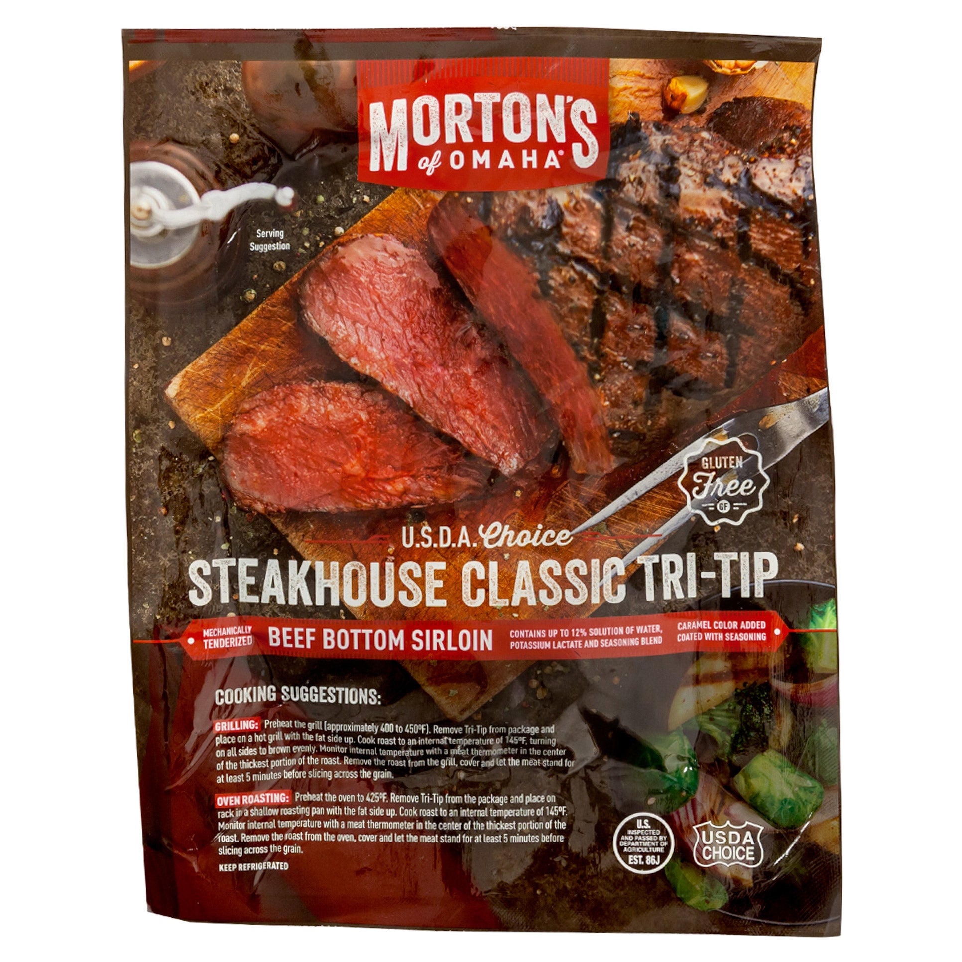 MORTON'S OF OMAHA STEAKHOUSE TRI-TIP PRICE PER POUND
