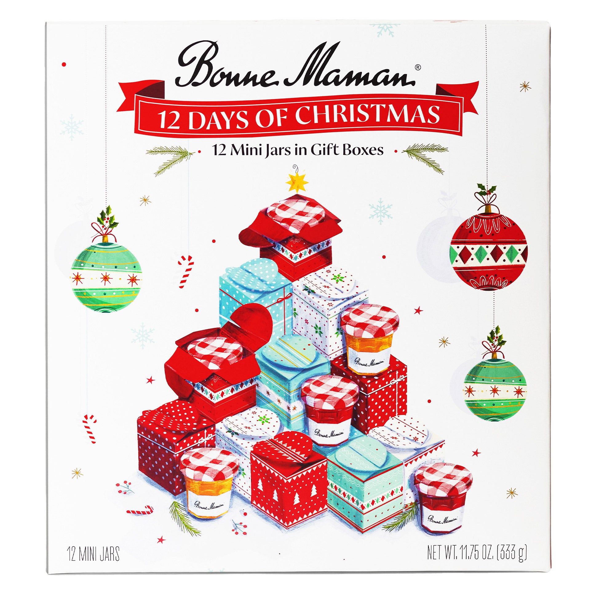 BONNE MAMAN 12 DAYS OF JAM 12/1 OZ (0.75 LB)