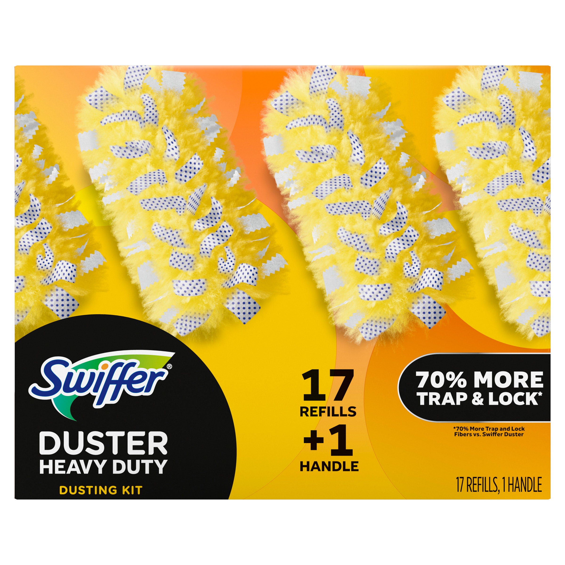 SWIFFER DUSTER HEAVY DUTY 1 HANDLE + 17CT REFILL