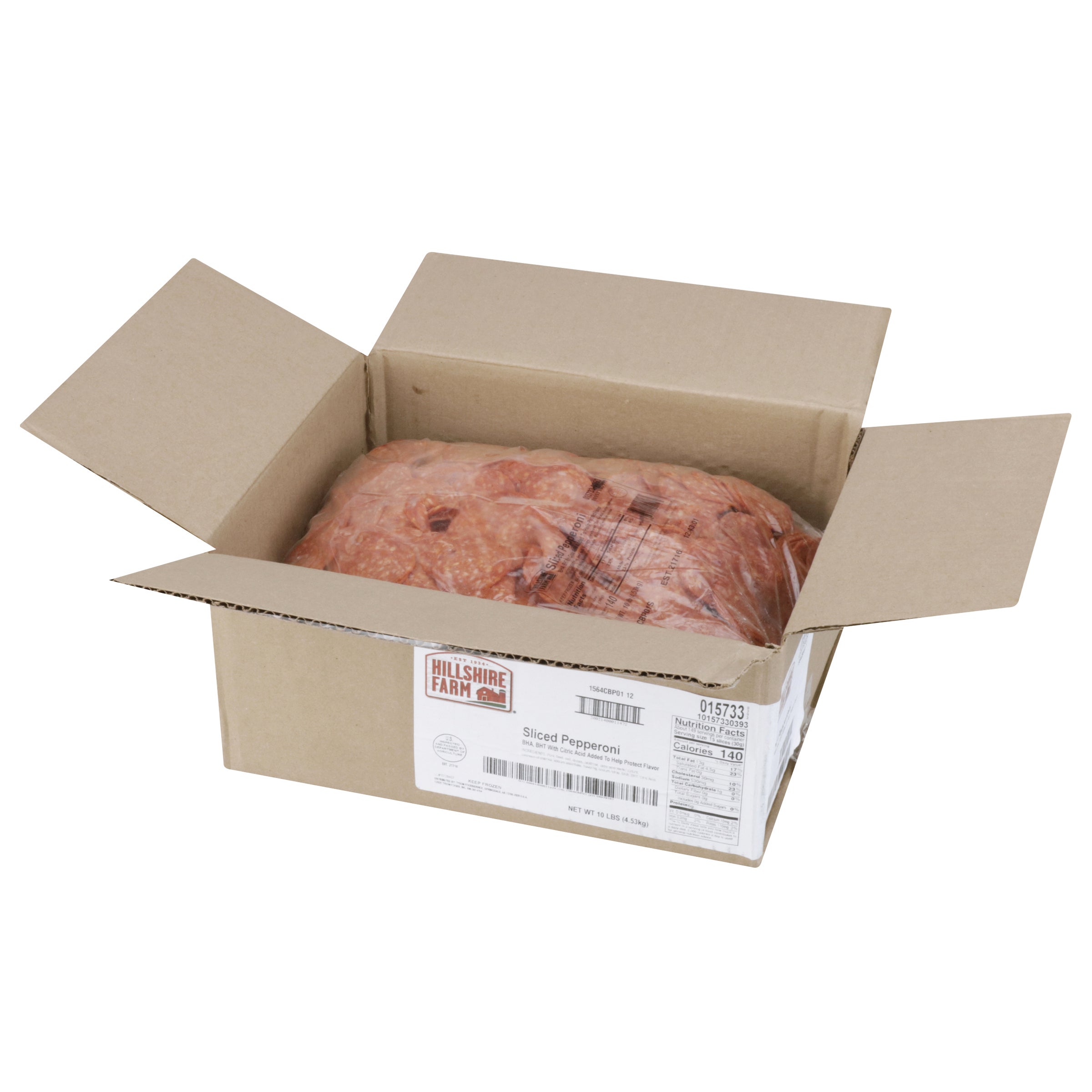 HILLSHIRE SLICED PEPPERONI 10 LB - Image 1