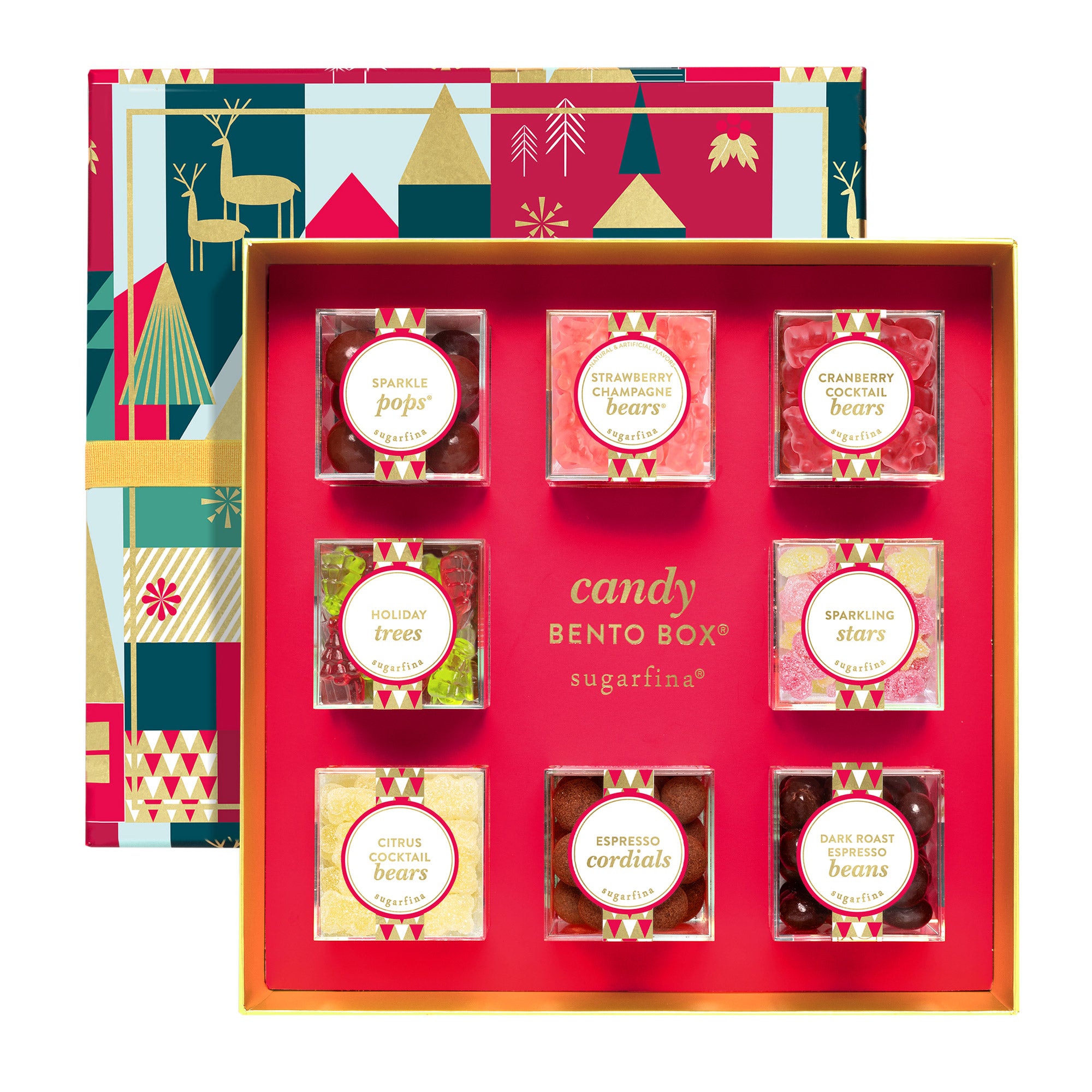 SUGARFINA HAPPY HOLIDAYS 8PC CANDY BENTO BOX - Image 1