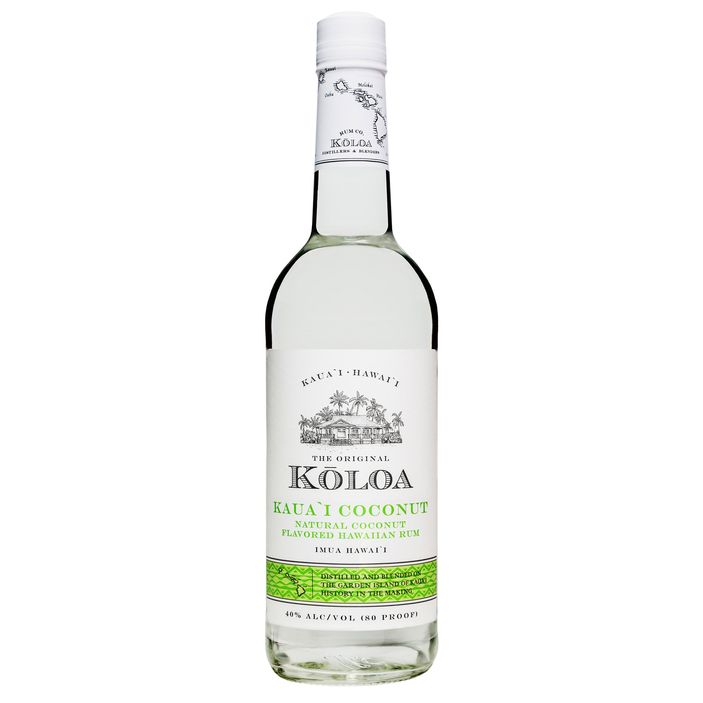 KOLOA RUM COCONUT RUM KAUAI, HAWAII 750 ML