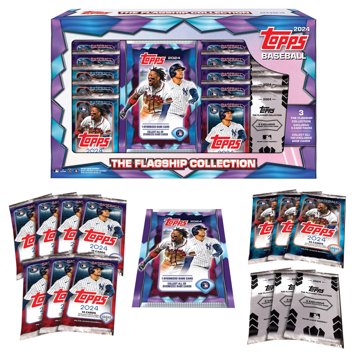 TOPPS BASEBALL FLAGSHIP COLLECTION BOX - Image 1