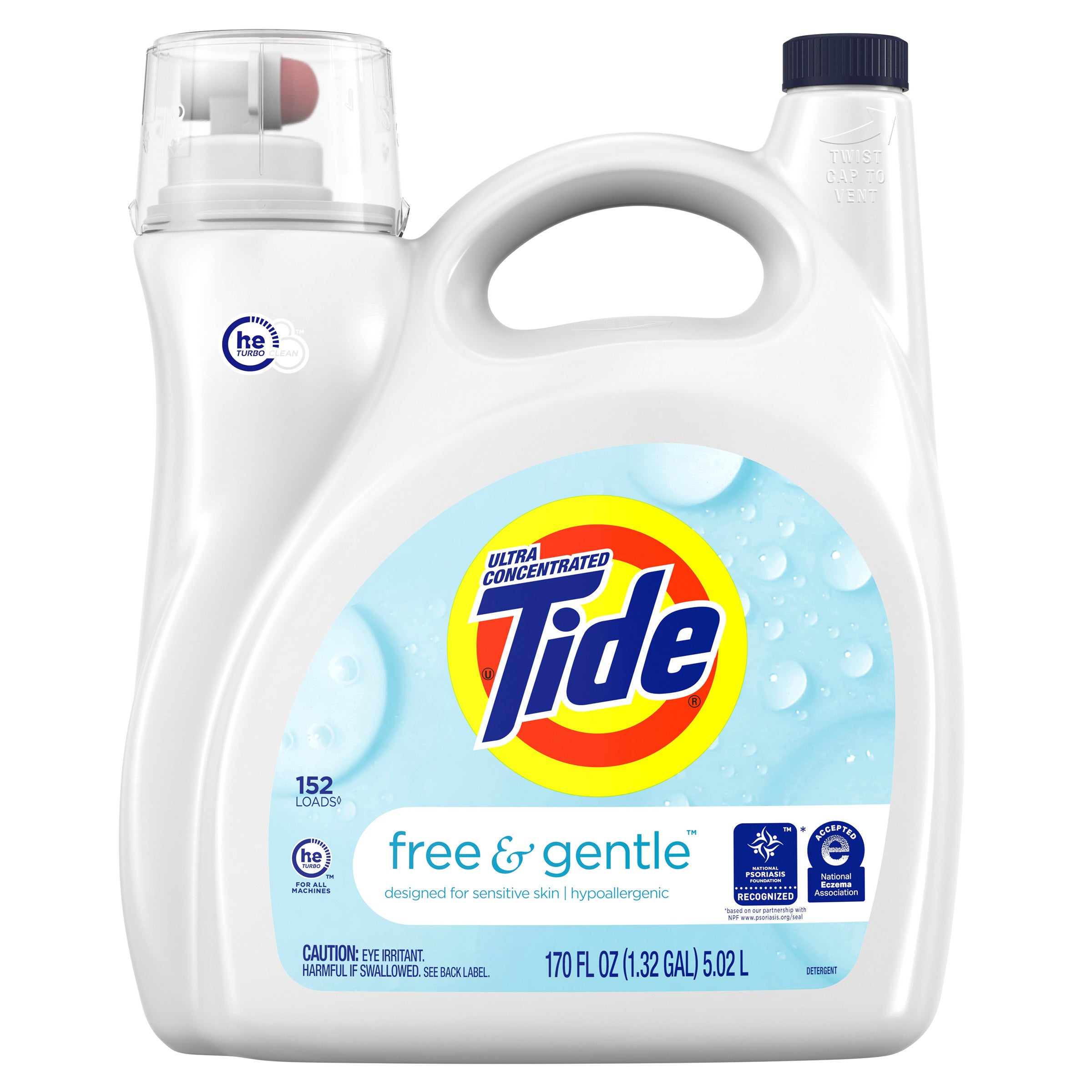 TIDE FREE + GENTLE 170 OZ - Image 1