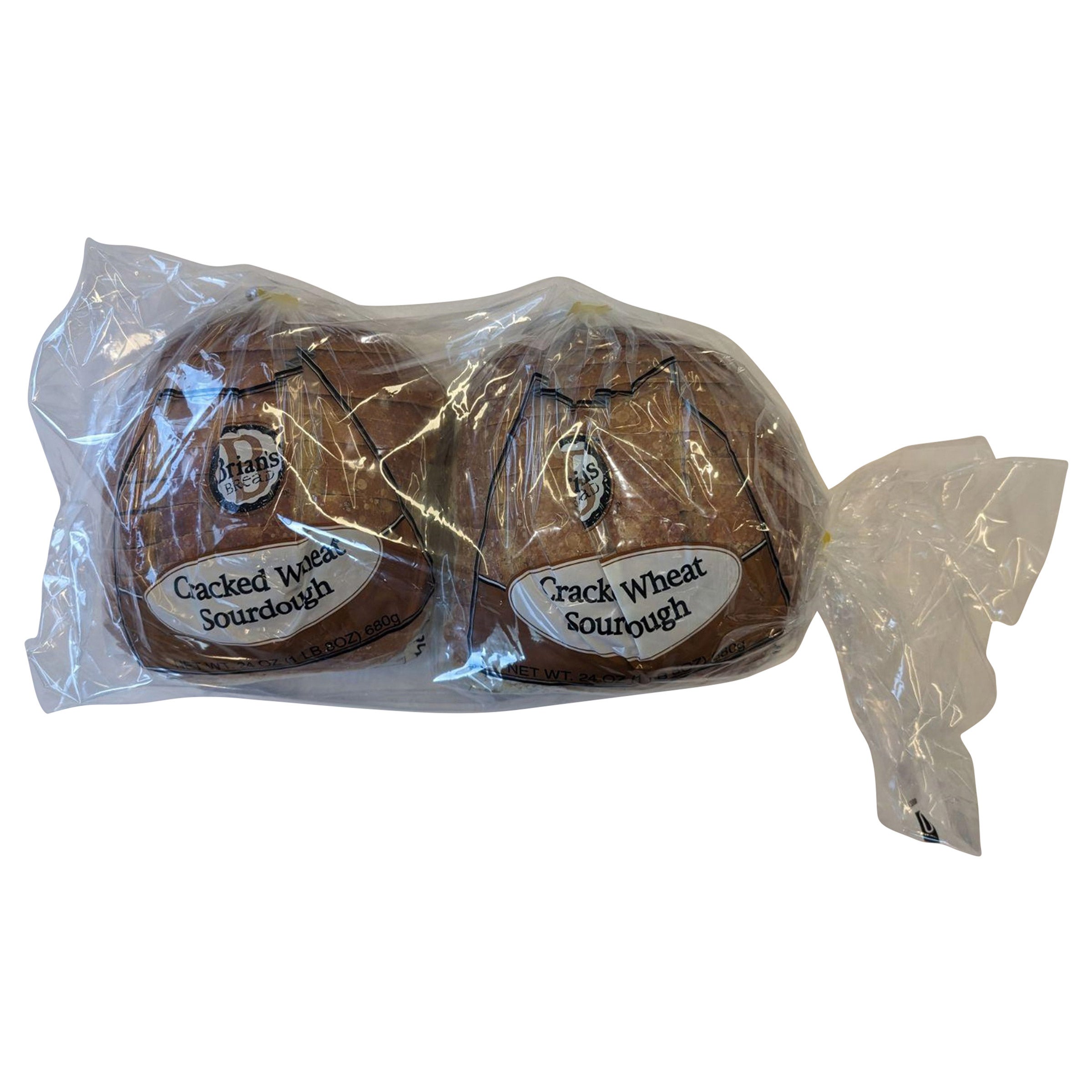 BRIAN'S ARTISAN BREAD CRACKED WHEAT SOURDOUGH 48 OZ