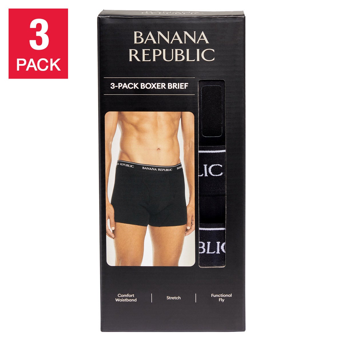 BANANA REPUBLIC + MEN'S BOXER BRIEF 3PK - Image 1