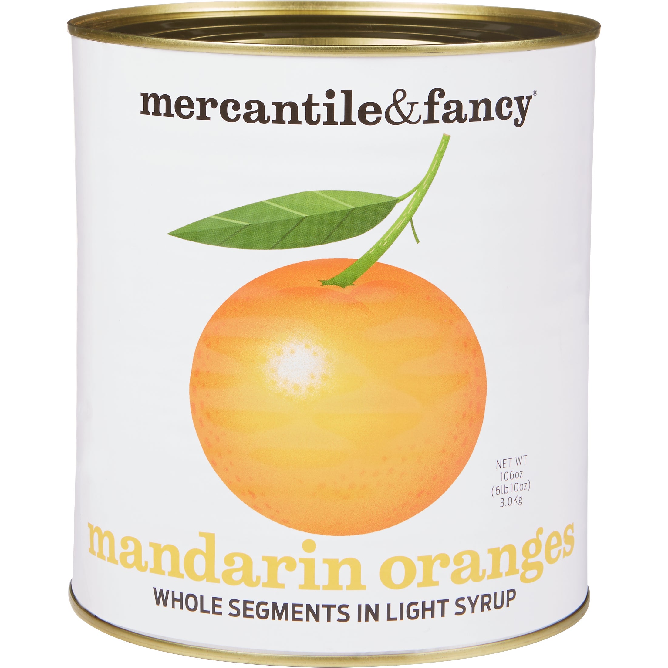 MERCANTILE & FANCY MANDARIN ORANGES #10 CAN