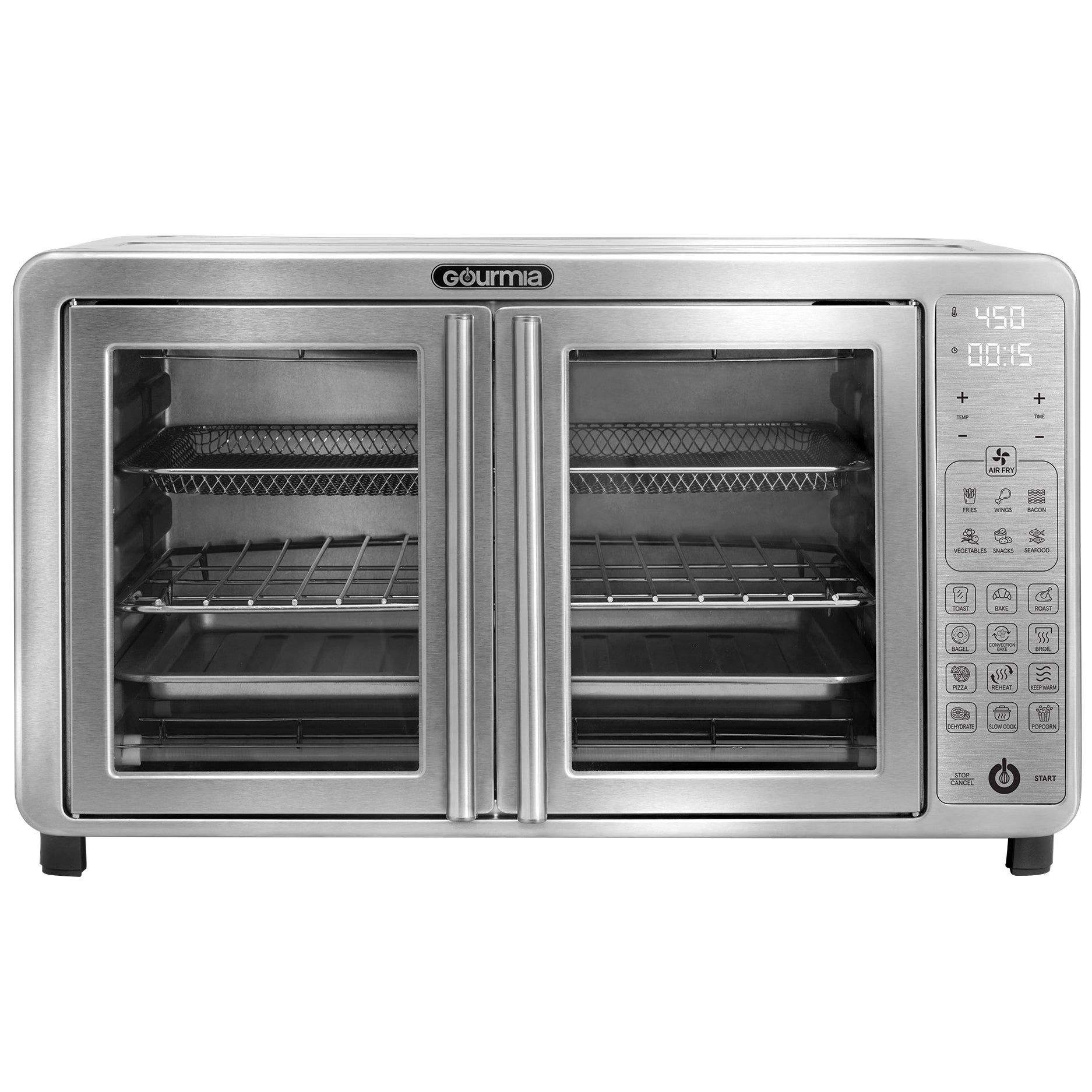 GOURMIA DIGITAL FRENCH DOOR AIR FRY TOASTER OVEN - Image 1