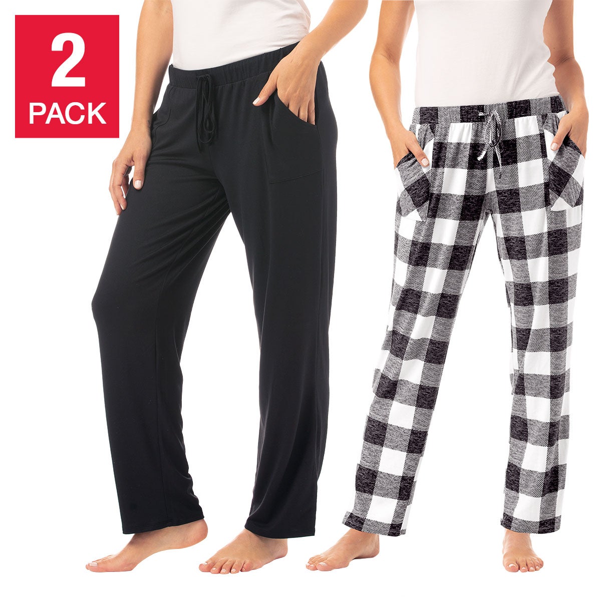 LUCKY BRAND LADIES' LOUNGE PANT 2PK - Image 1