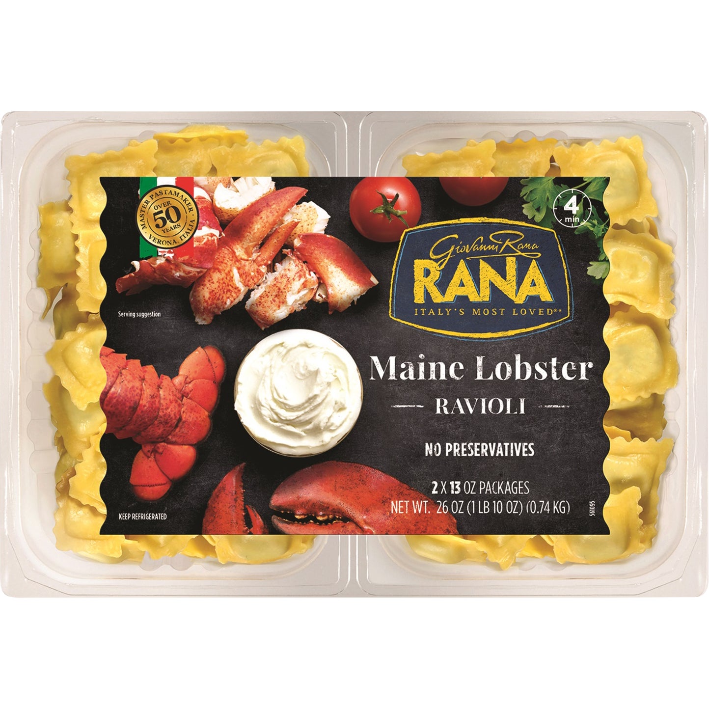 RANA MAINE LOBSTER RAVIOLI 2 PACK 13 OUNCES EACH