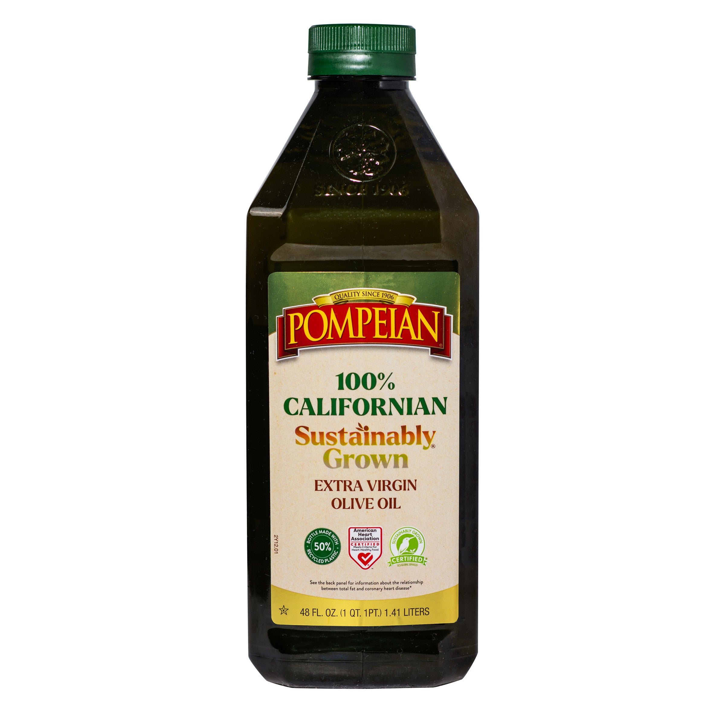 POMPEIAN SUSTAINABLY GROWN 100% CA EVOO 1.41 L - Image 1