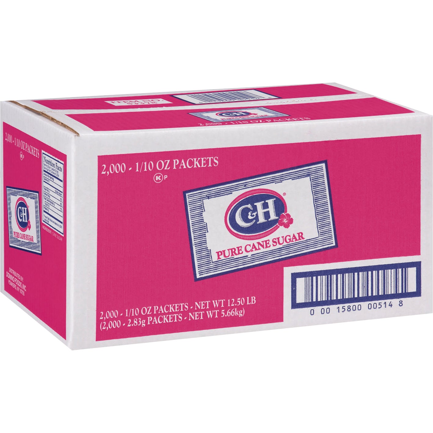C & H SUGAR PACKETS 2000 COUNT