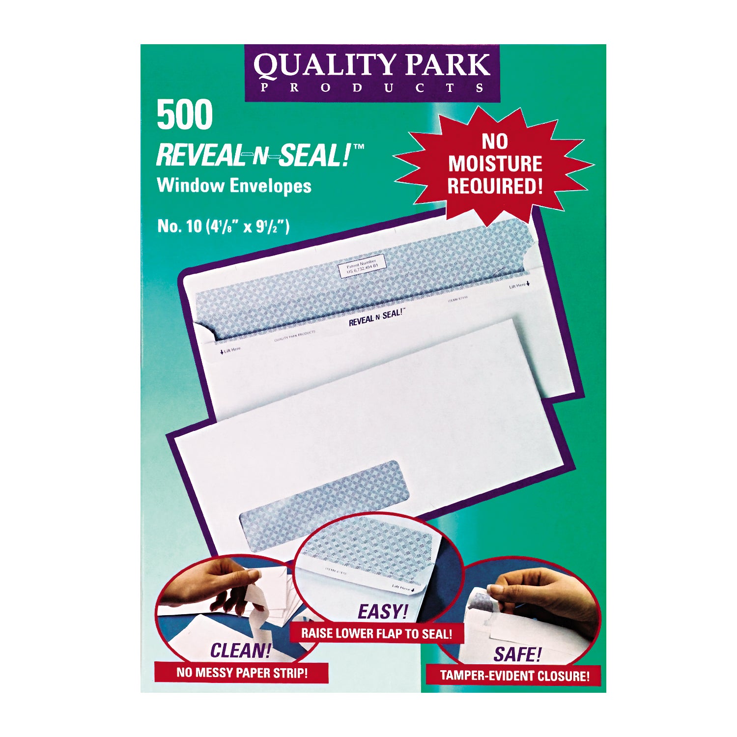QUALITY PARK #10 WINDOW ENVELOPE QUA67418 500CT - Image 1