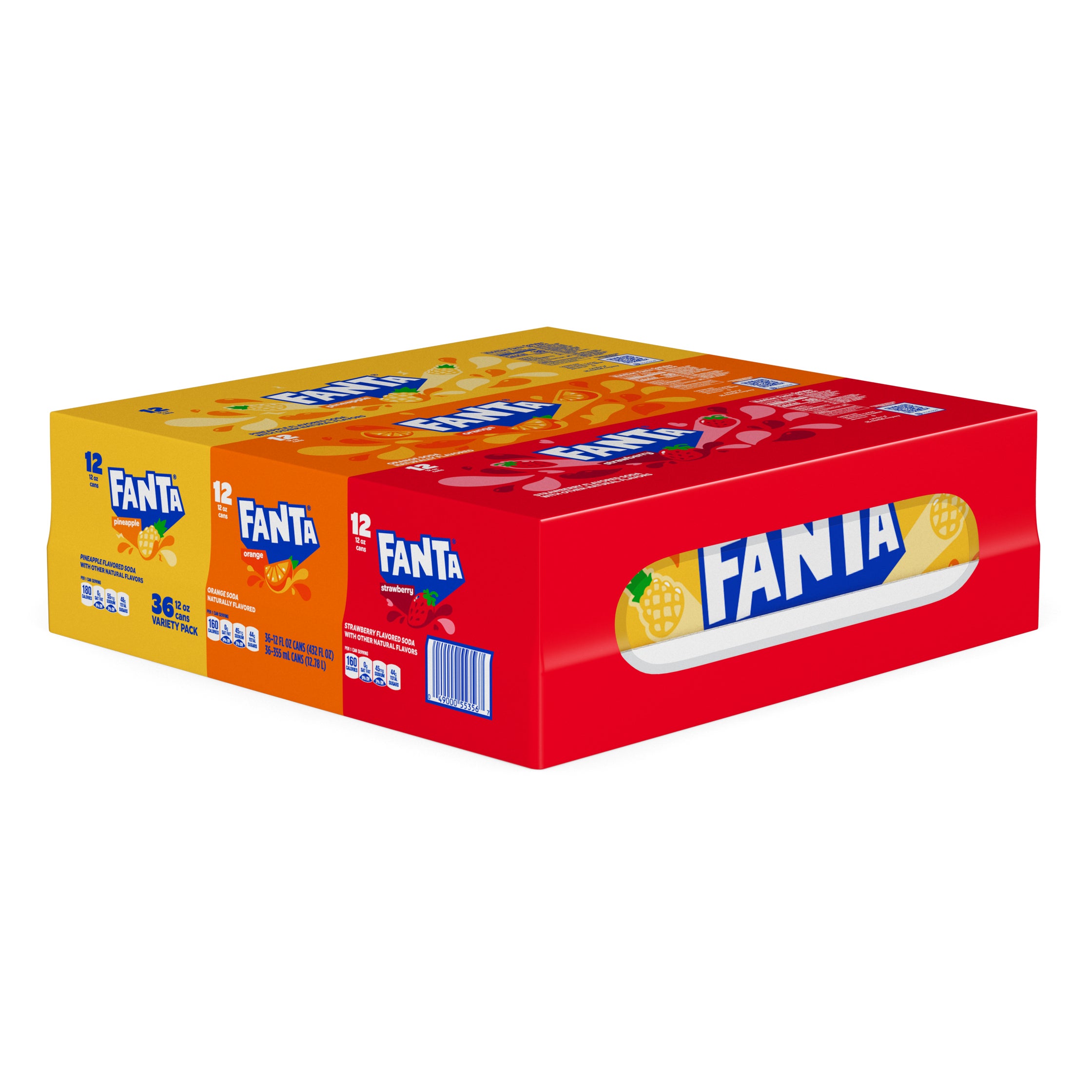 FANTA VARIETY PACK 36/12 FL OZ (13.5 QTS)