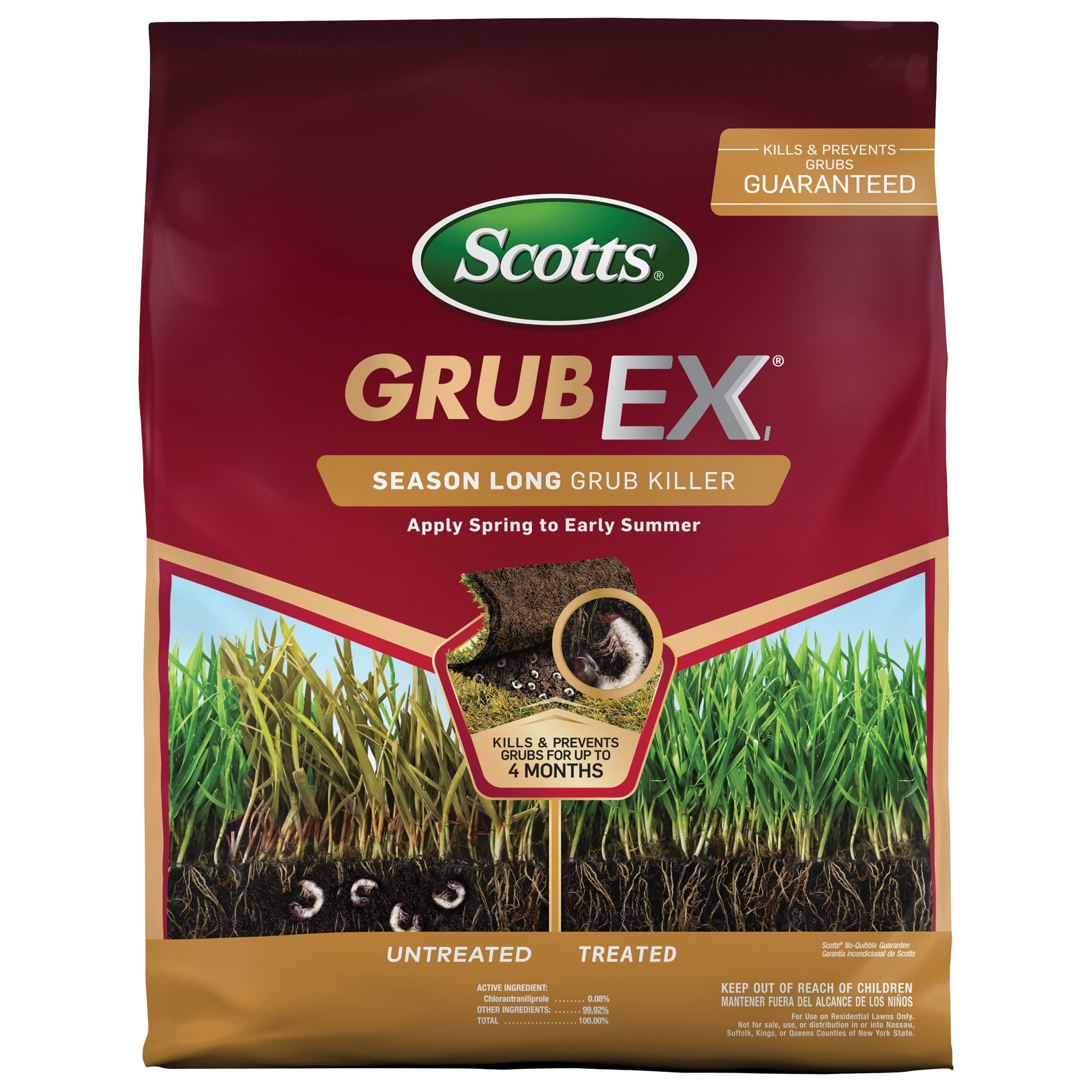 SCOTTS GRUBEX SEASON LONG GRUB KILLER 10K SQ FT
