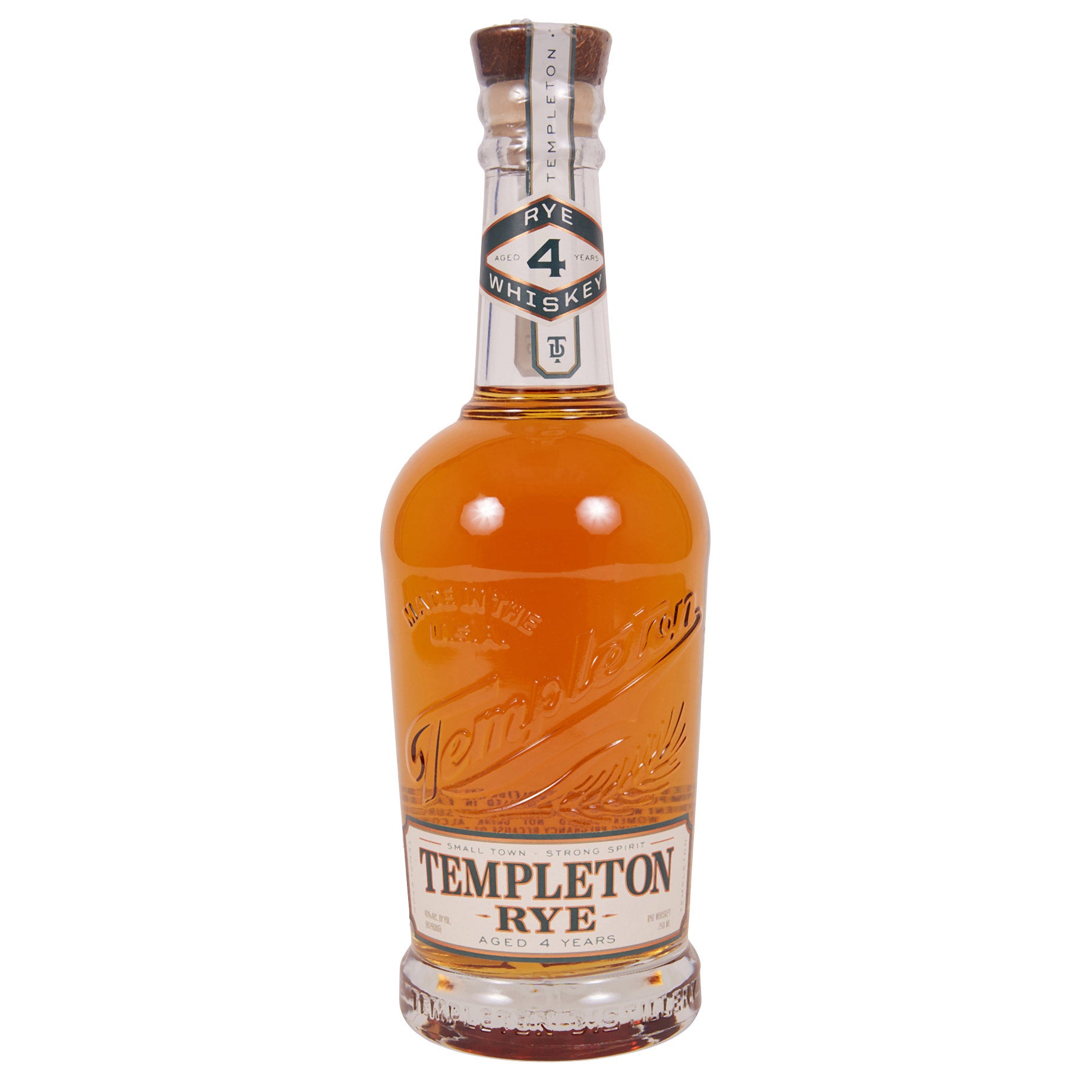 TEMPLETON 4 YEAR RYE WHISKEY IOWA 750ML