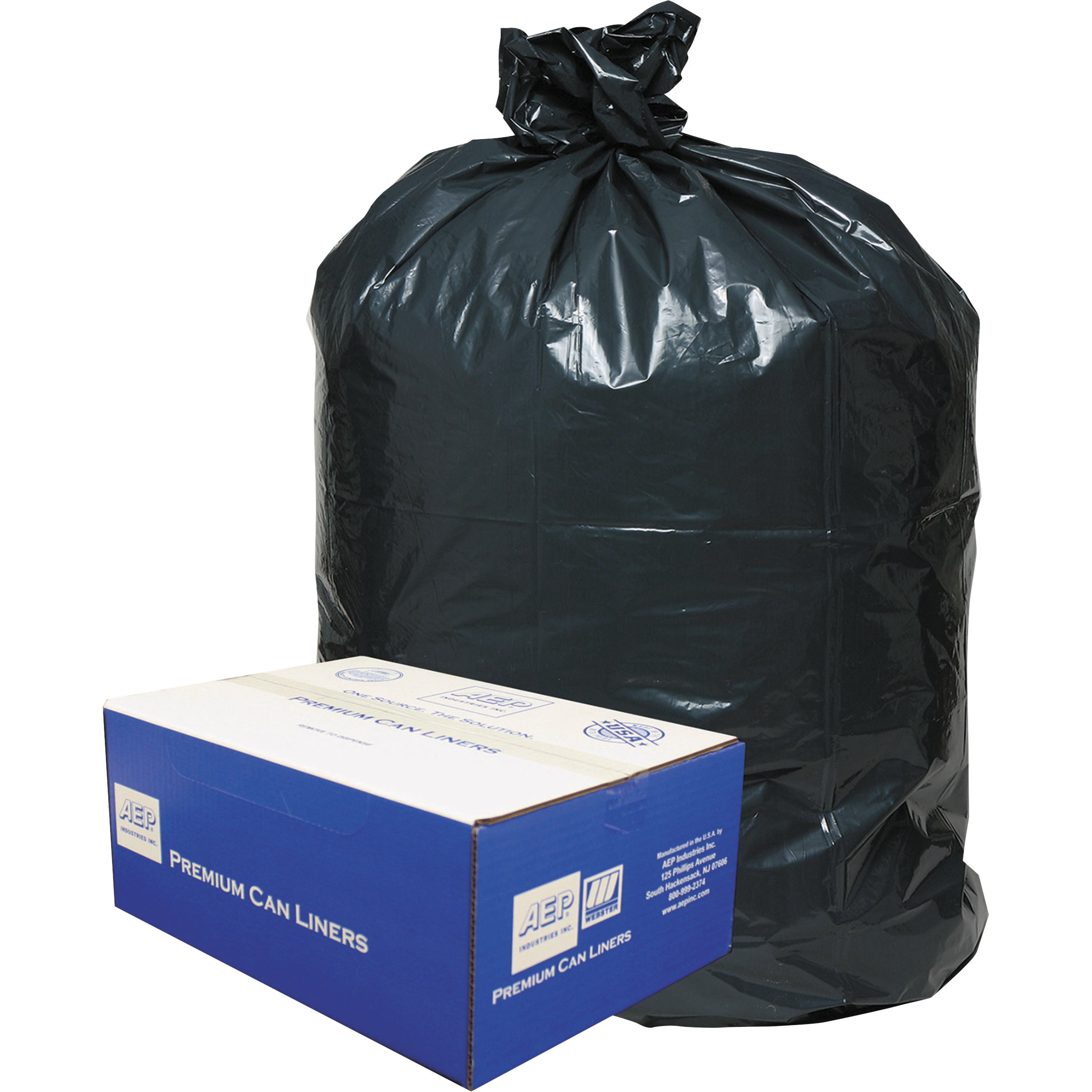 WEBSTER LINER,CAN,55-60 GAL,BN WBI385822G - Image 1