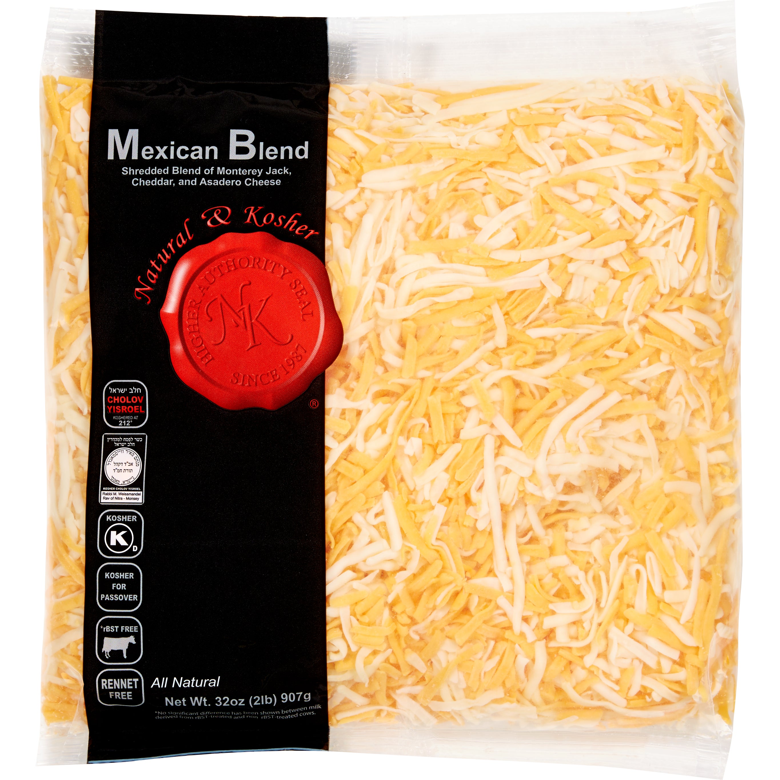 NATURAL & KOSHER MEXICAN BLEND 2 LB