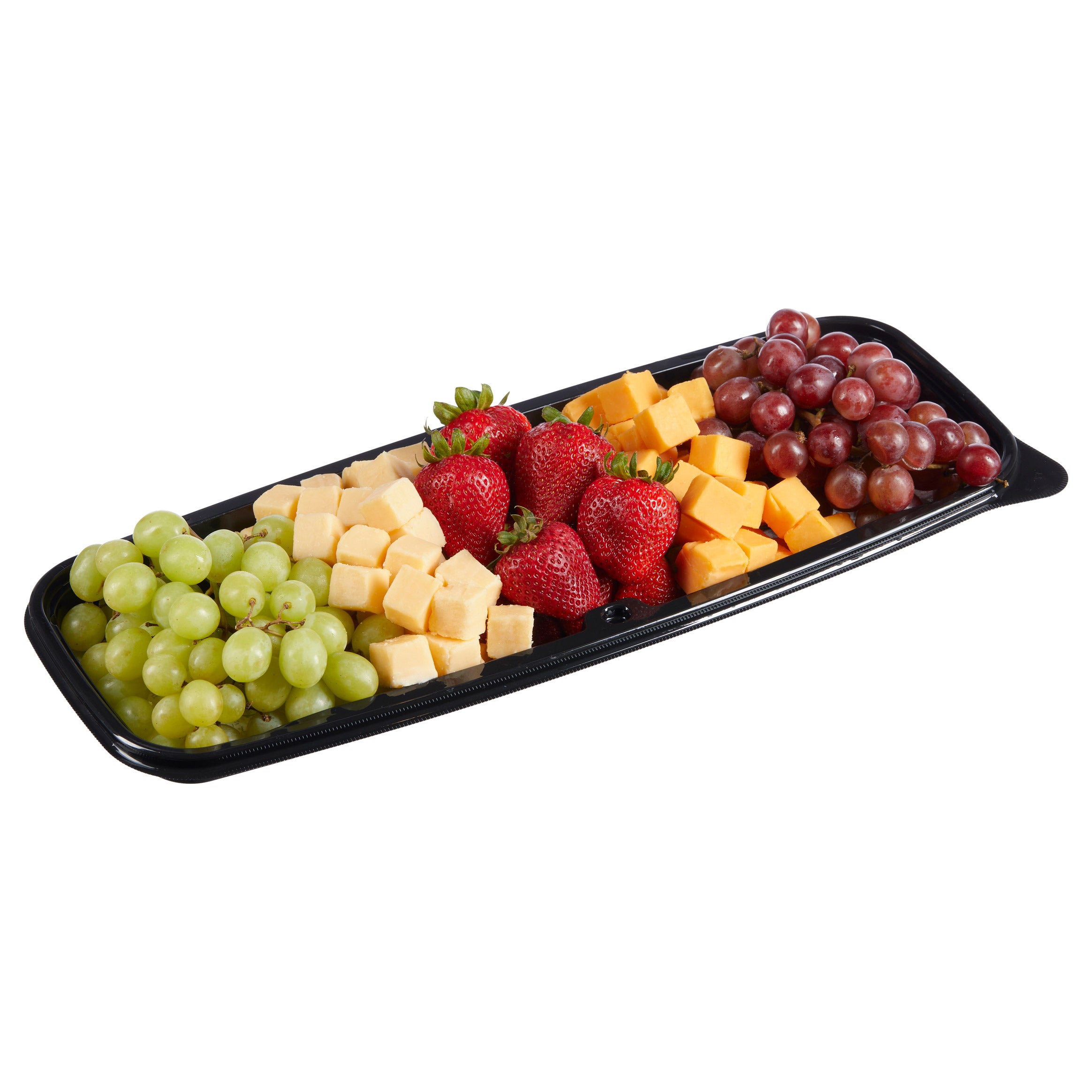 FRUIT & CHEESE TRAY WITH CHEDDAR & GOUDA PER LB
