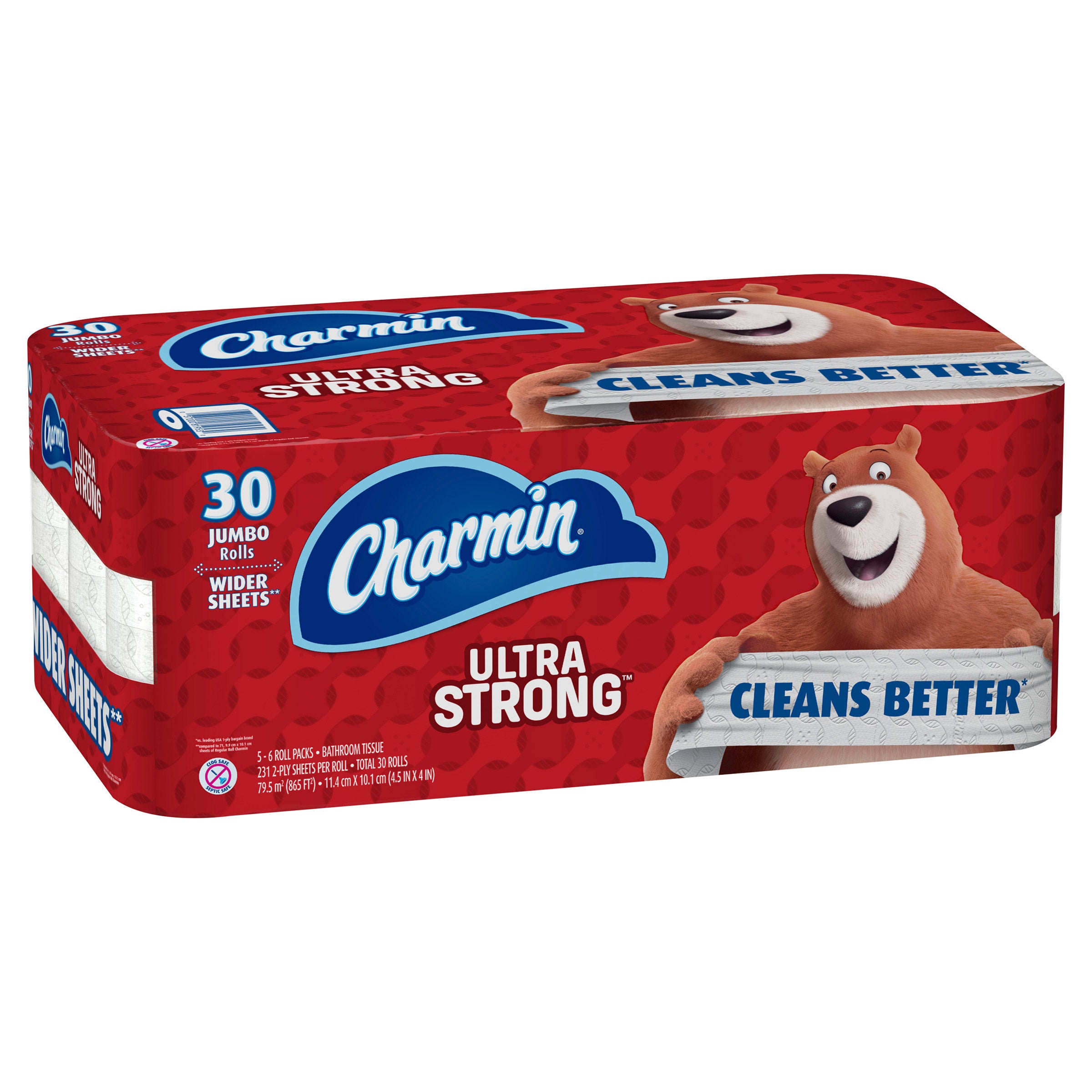 CHARMIN ULTRA STRONG 30 ROLLS X 231 SHEETS - Image 1