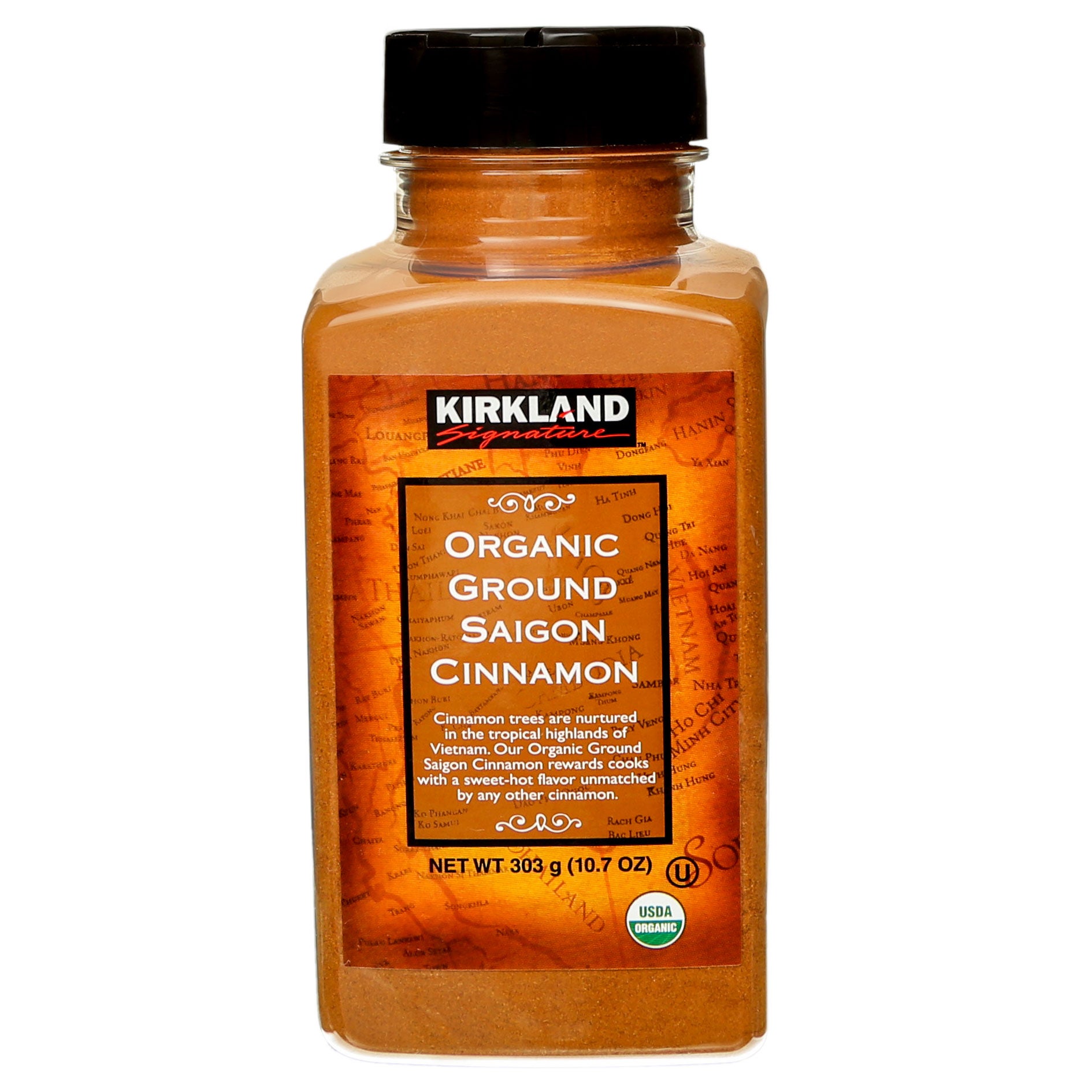 KIRKLAND SIGNATURE ORGANIC SAIGON CINNAMON 10.7 OZ