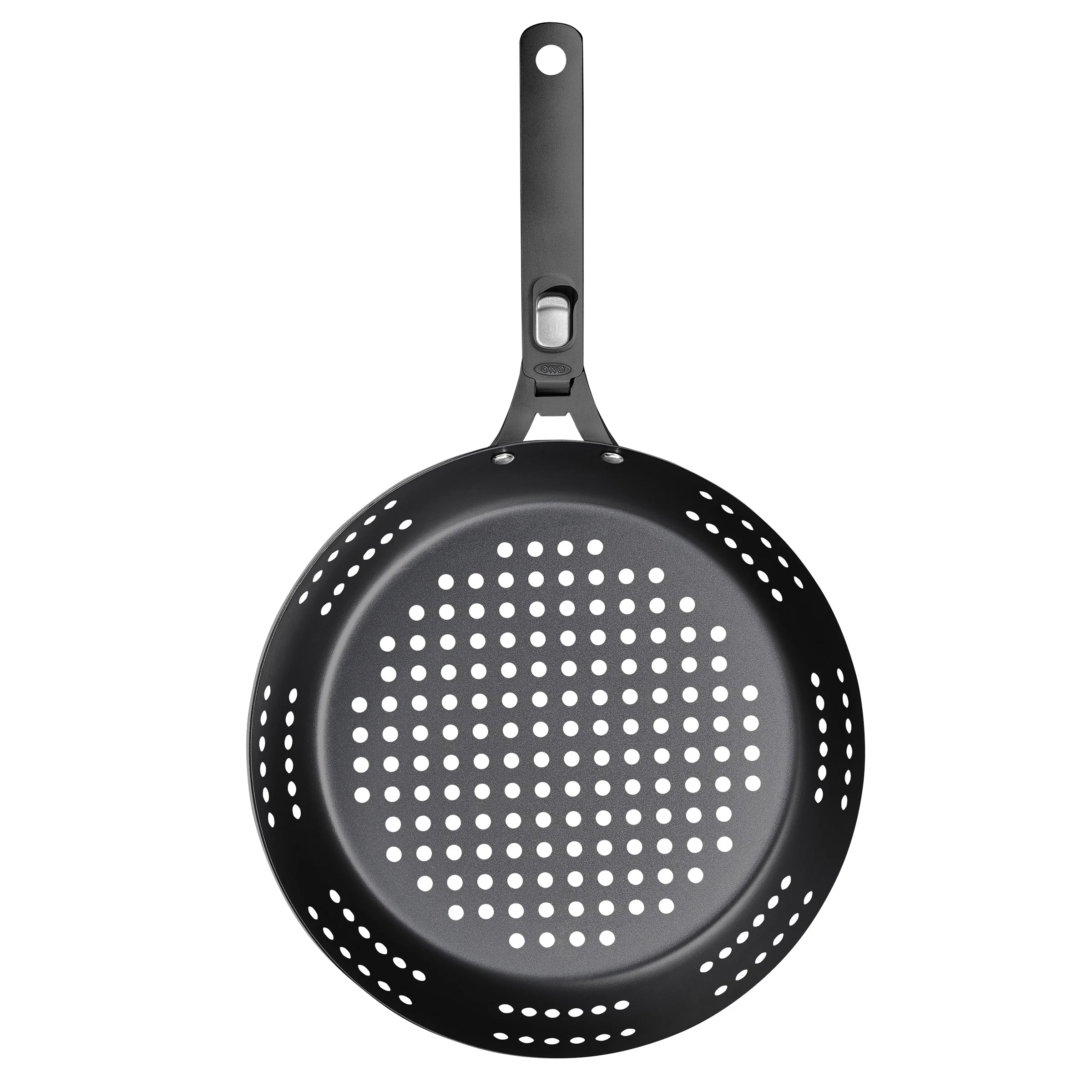 OXO CARBON STEEL GRILL PAN WITH REMOVABLE HANDLE