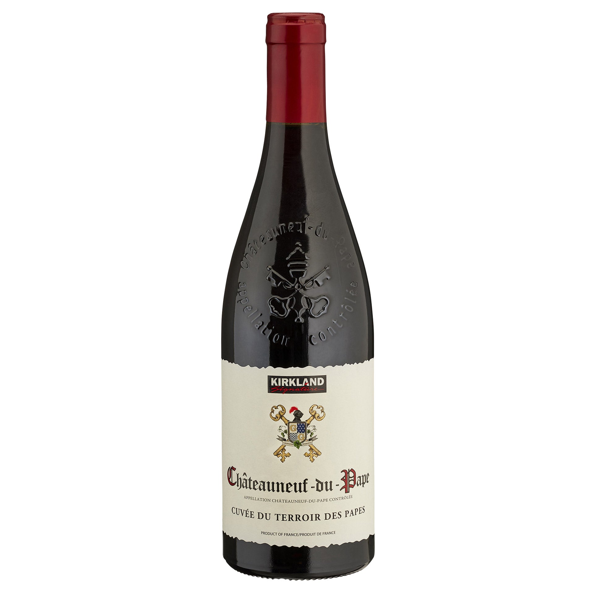 KIRKLAND SIGNATURE CHATEAUNEUF DU PAPE RHONE VALLEY 750 ML