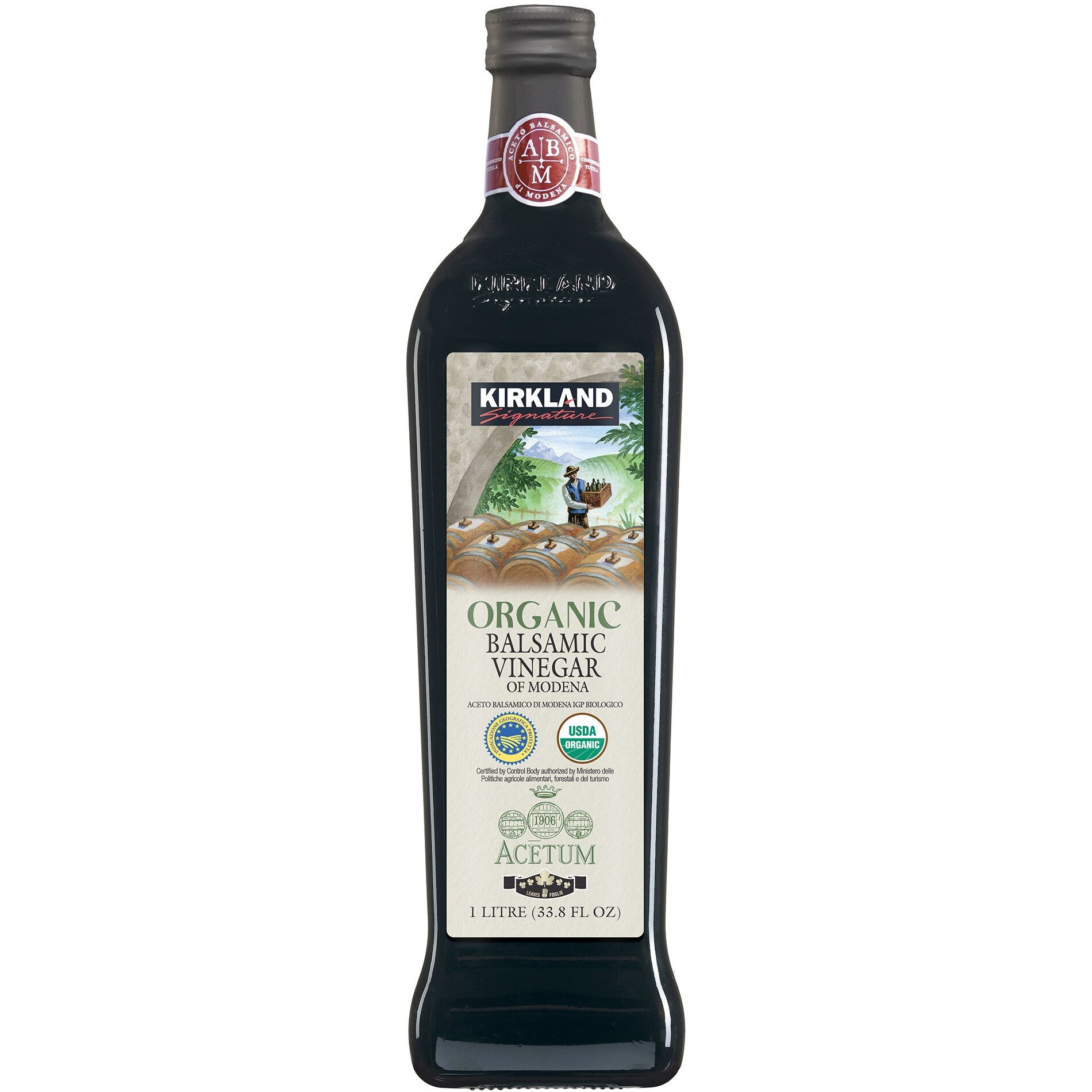 KIRKLAND SIGNATURE ORGANIC BALSAMIC VINEGAR 1 LITER - Image 1