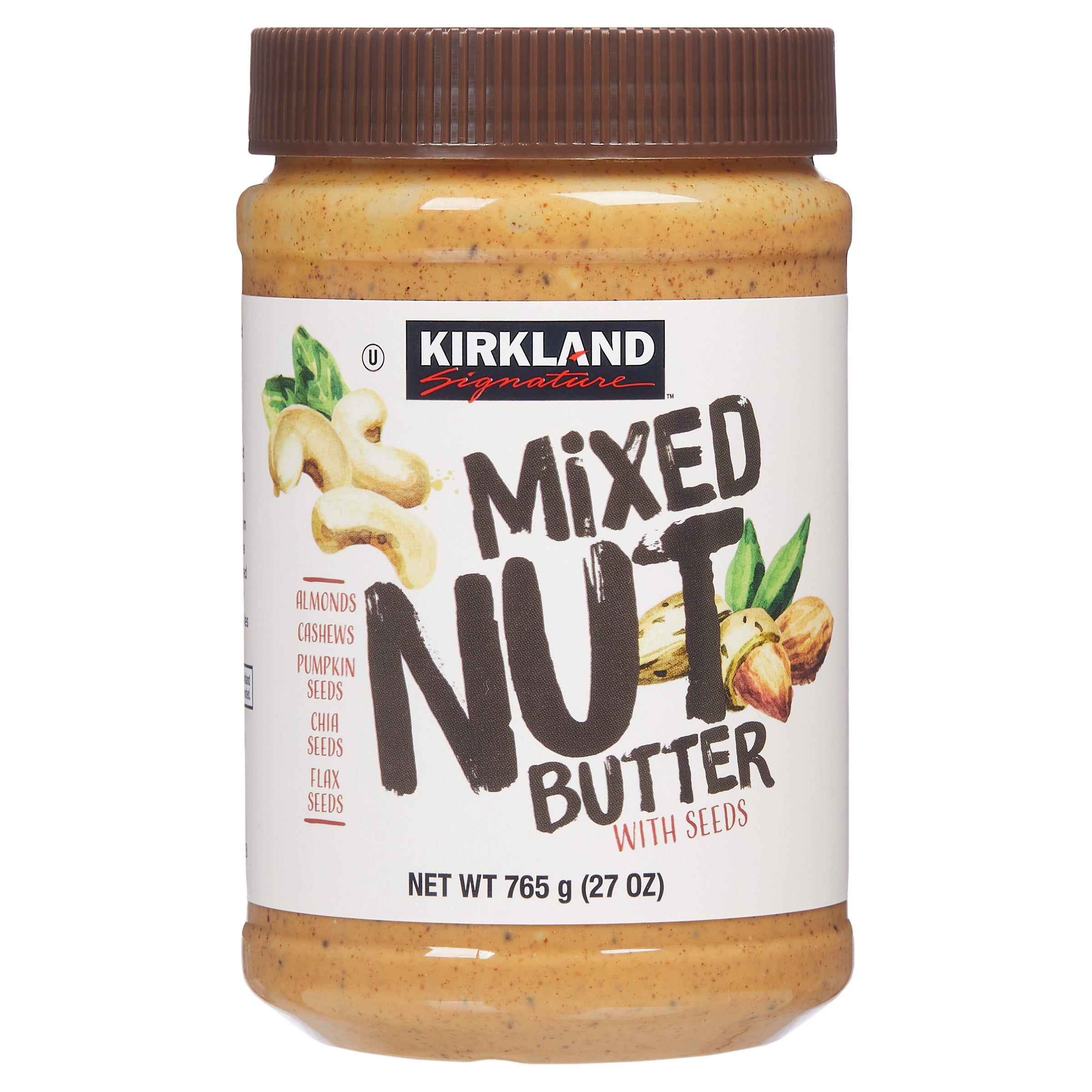 KIRKLAND SIGNATURE MIXED NUT BUTTER 27 OUNCE JAR - Image 1
