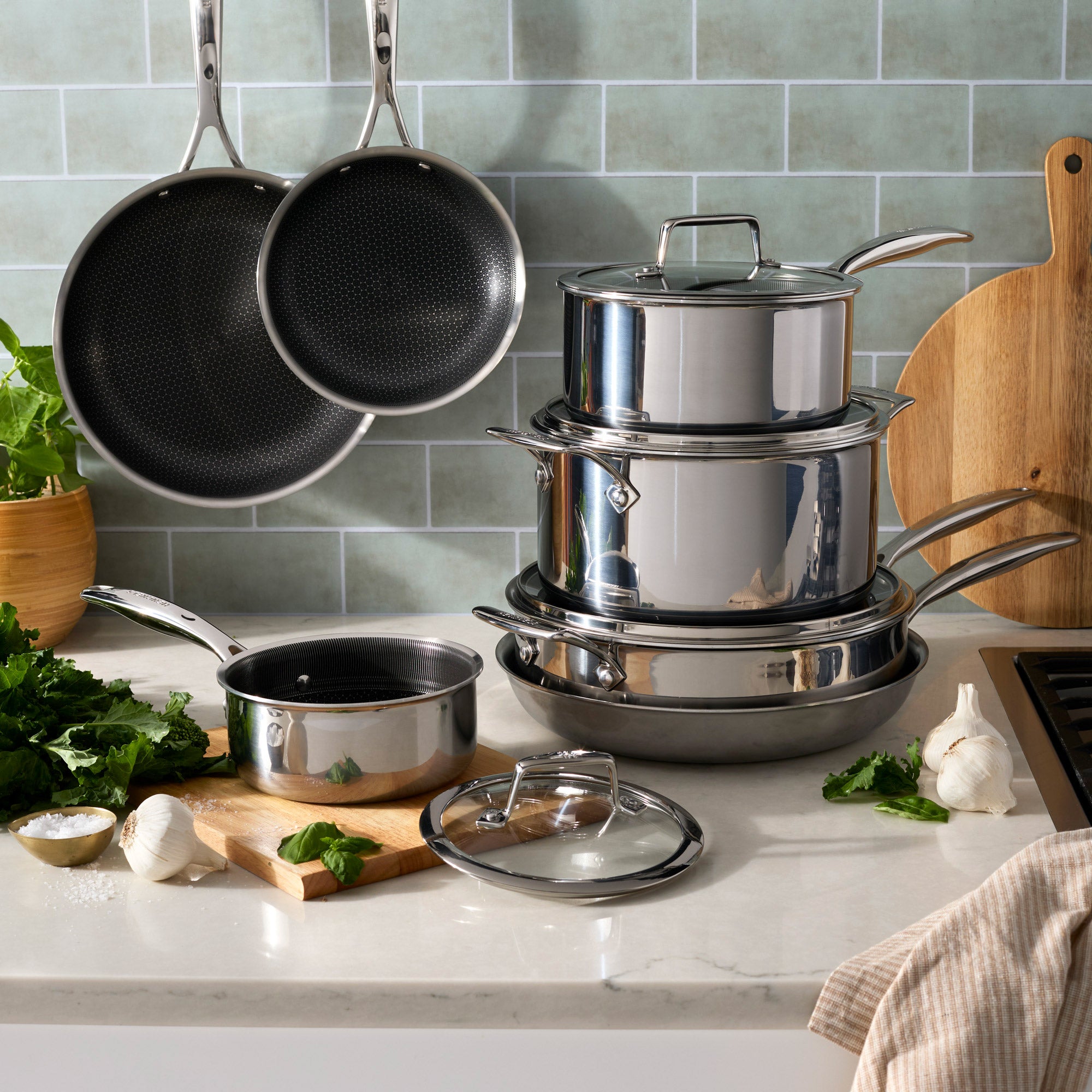 HENCKELS PARADIGM HYBRID NON-STICK SET 11PC - Image 1