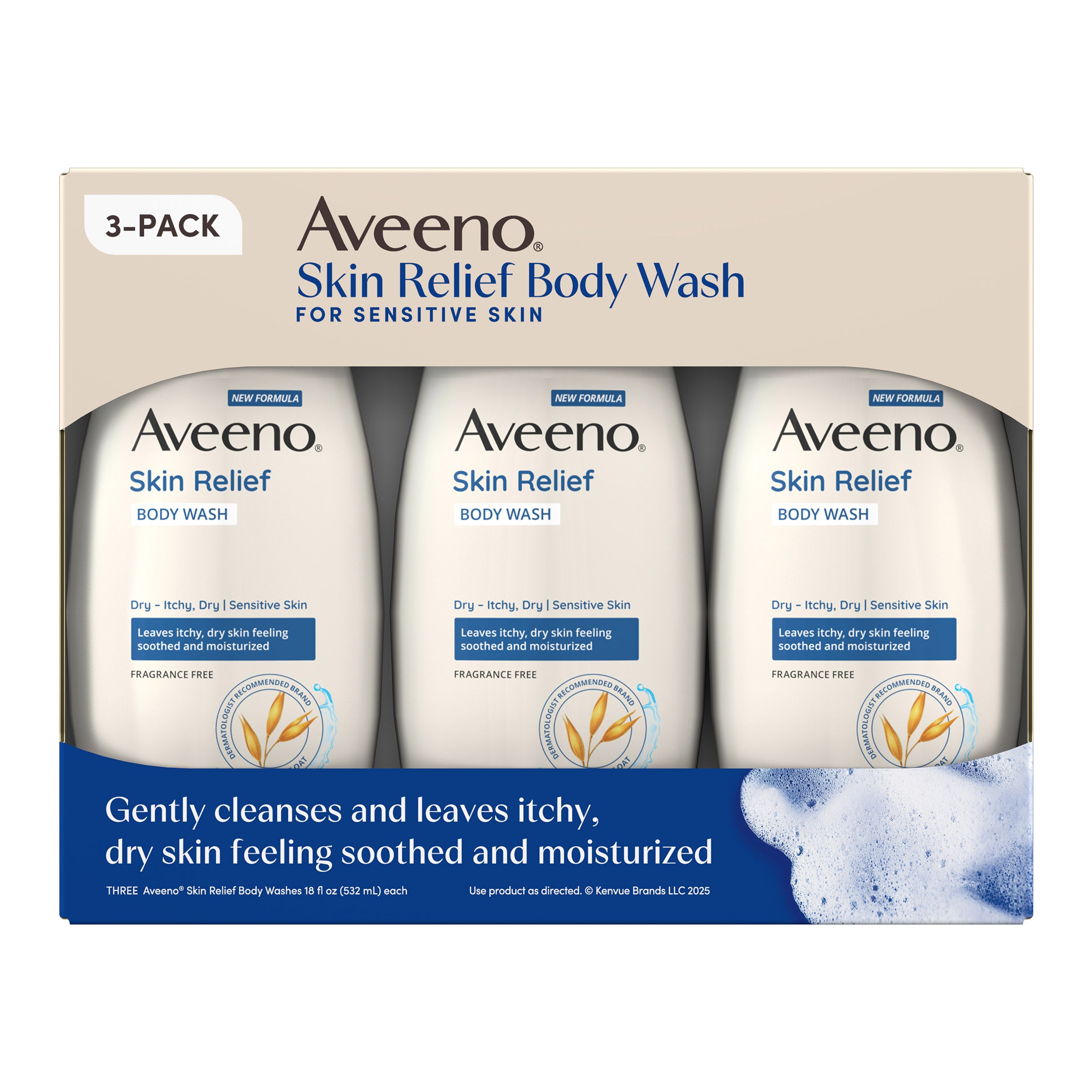 AVEENO SKIN RELIEF BODY WASH 3/18FL OZ