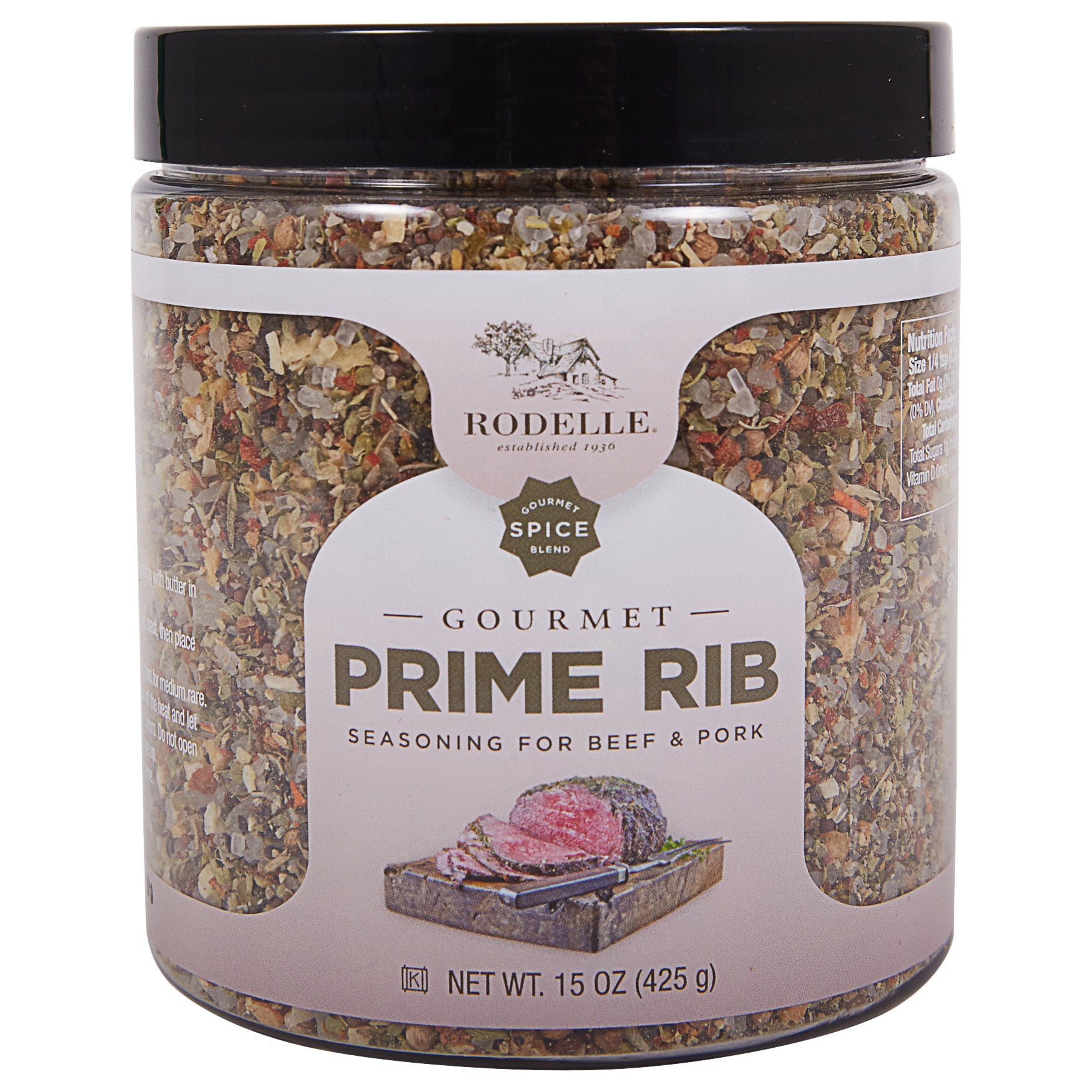 RODELLE PRIME RIB SEASONING 15 OZ