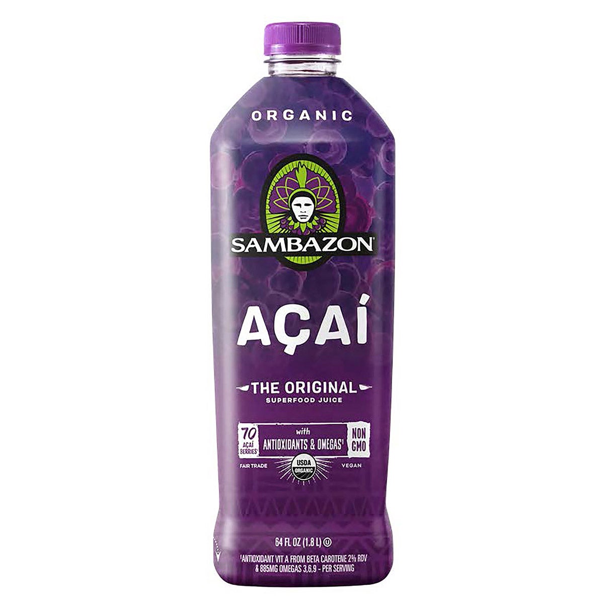 SAMBAZON ORGANIC ACAI JUICE 64 OZ