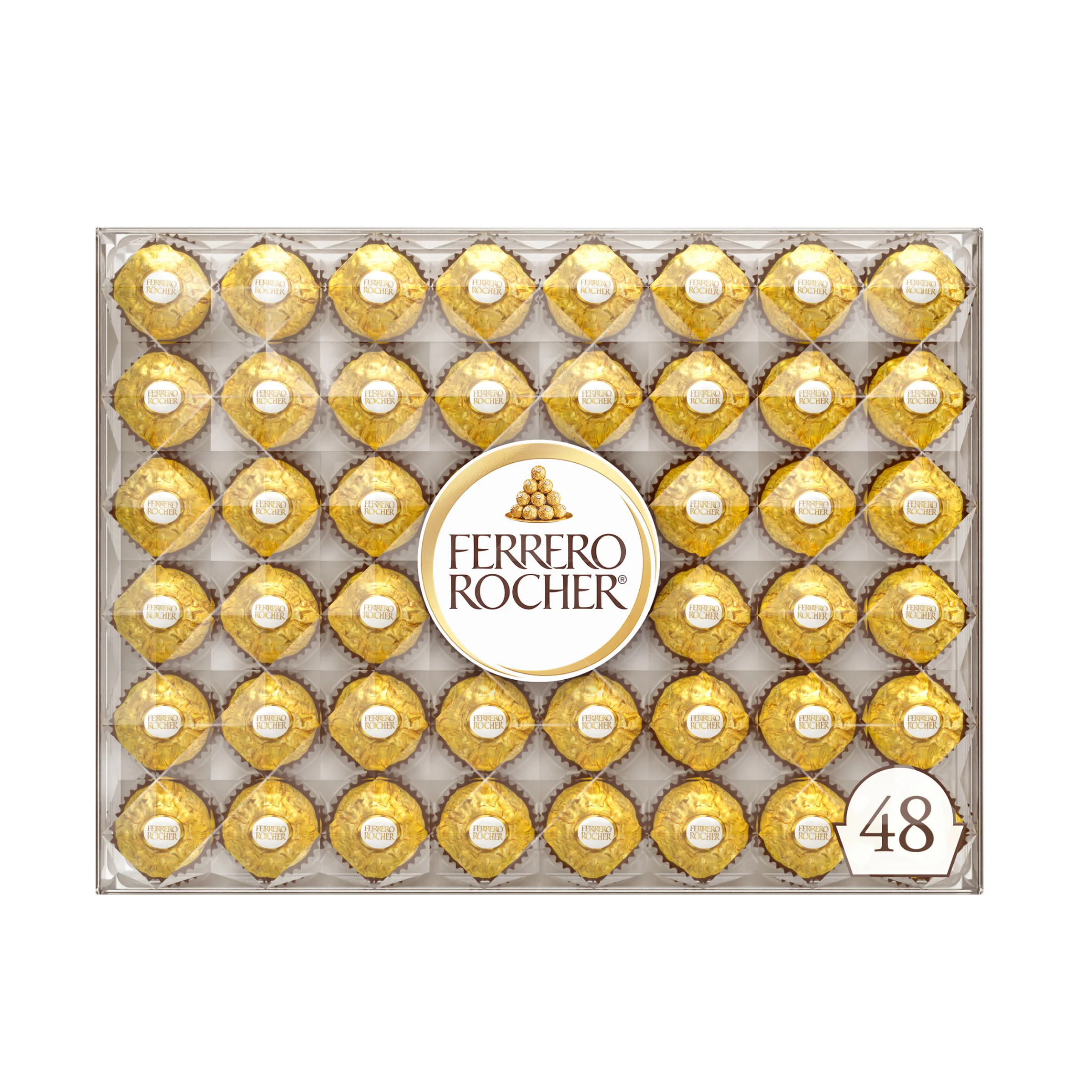 FERRERO ROCHER HAZELNUT CHOCOLATES 21.2 OUNCE BOX - Image 1