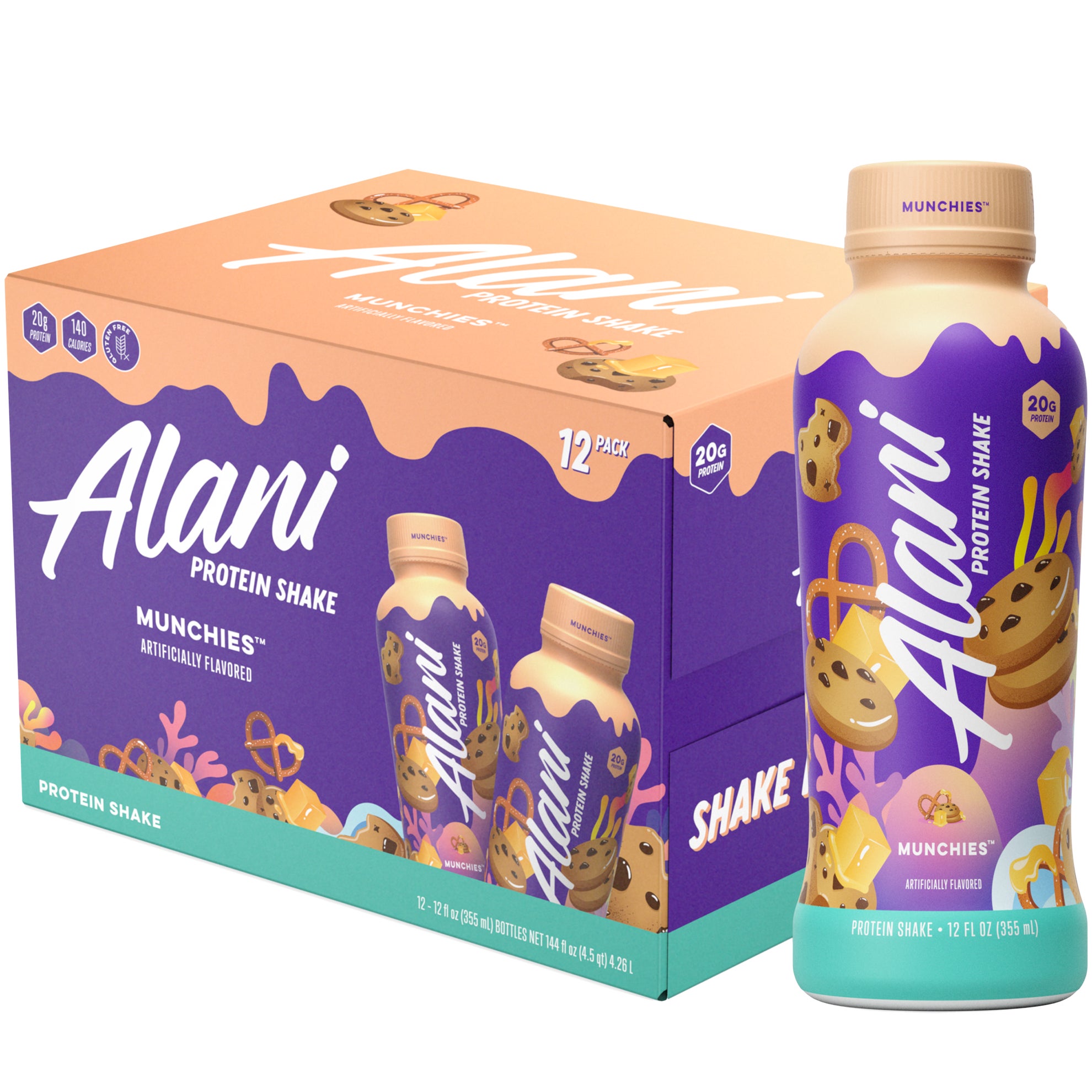 ALANI PROTEIN SHAKE MUNCHIES 12/12 FL OZ