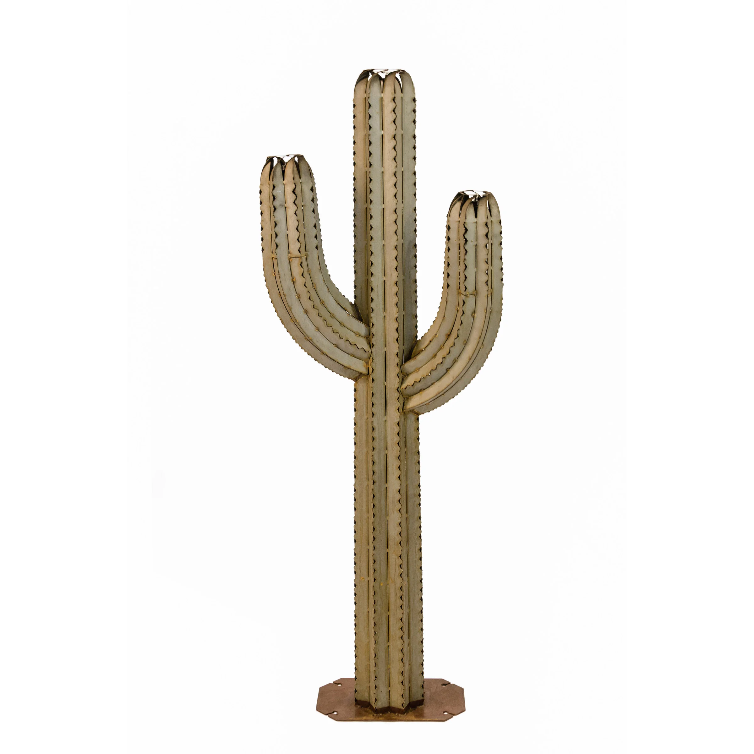 DESERT STEEL 5' SAGUARO GARDEN TORCH