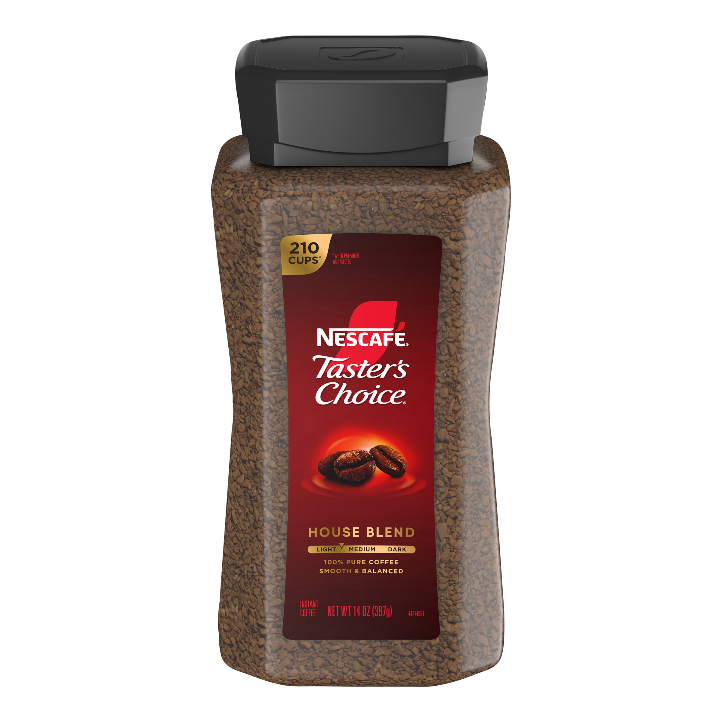 TASTER'S CHOICE HOUSE BLEND INSTANT COFFEE 14 OZ - Image 1