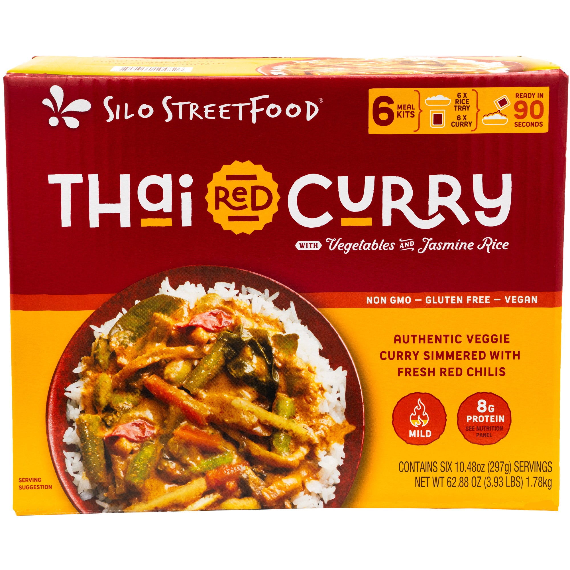 SILO STREETFOOD THAI RED CURRY & RICE 6/10.48 OZ