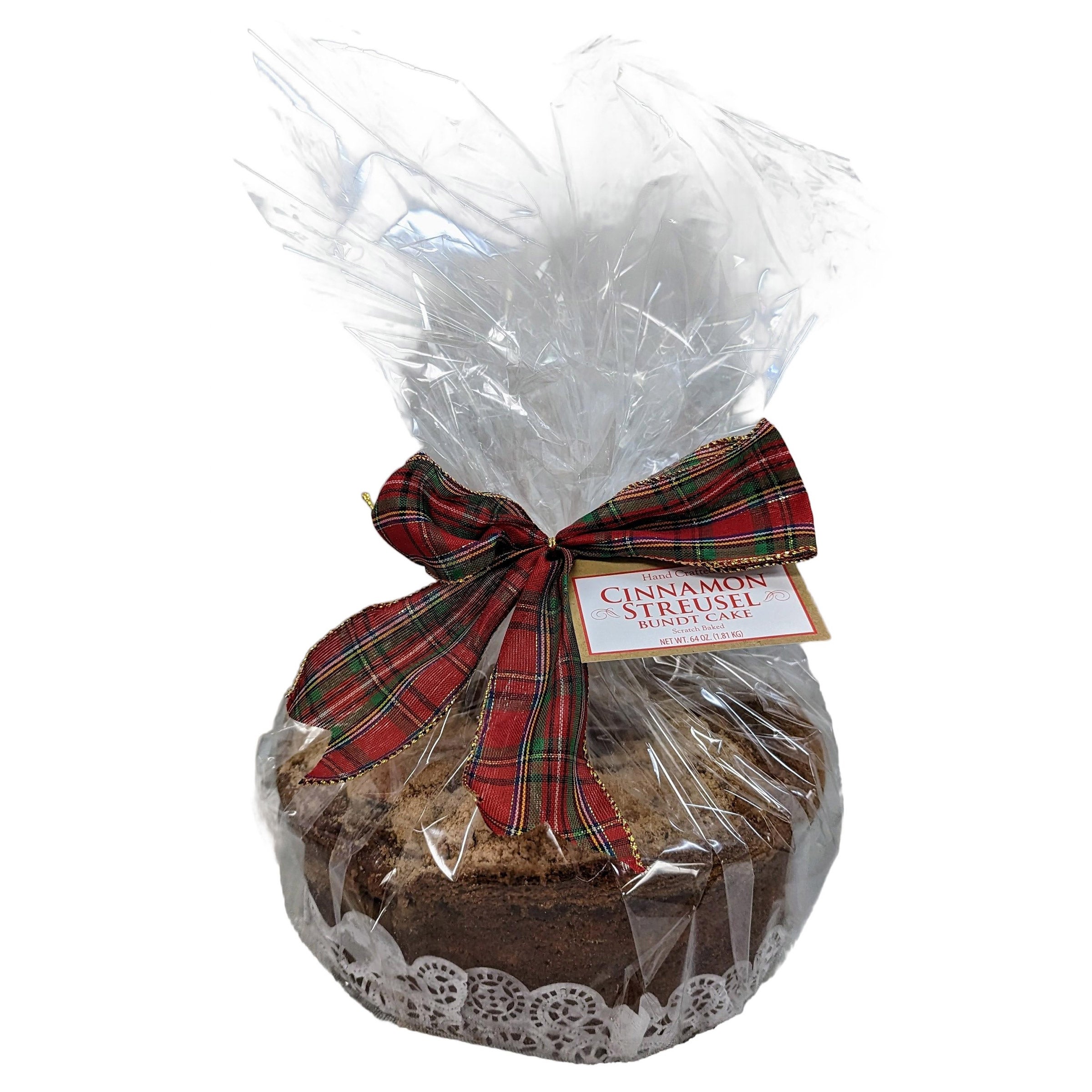 BAKERY STREET HOLIDAY BOW BUNDT CAKE 64 OZ