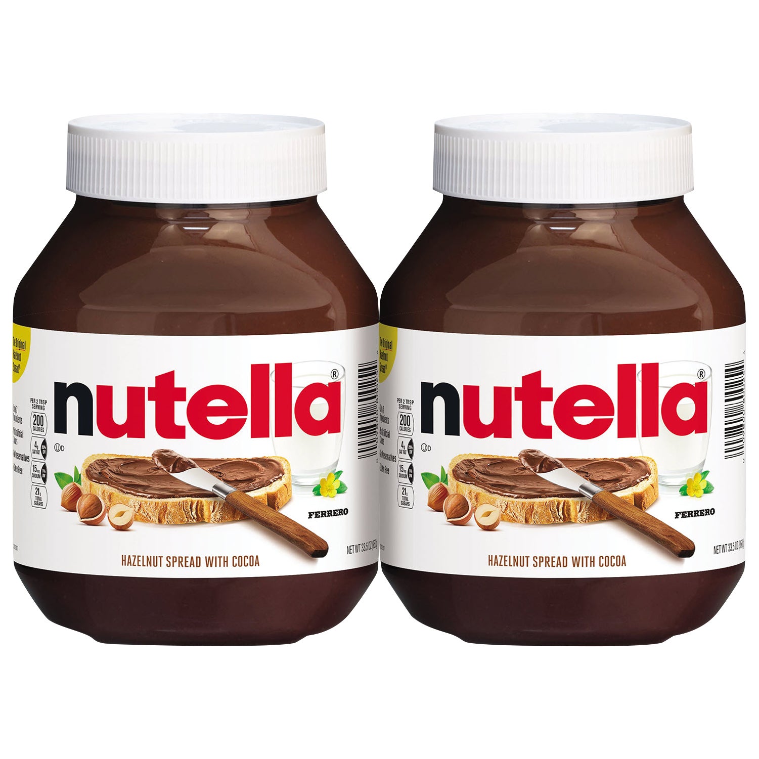 NUTELLA HAZELNUT SPREAD 2/33.5 OZ - Image 1