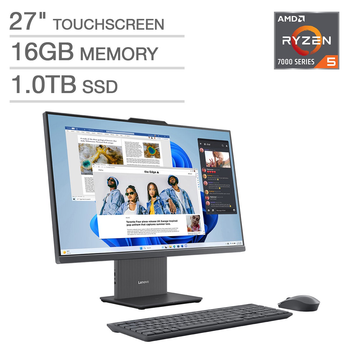 LENOVO IDEACENTRE 27¨ TOUCHSCREEN ALL-IN-ONE