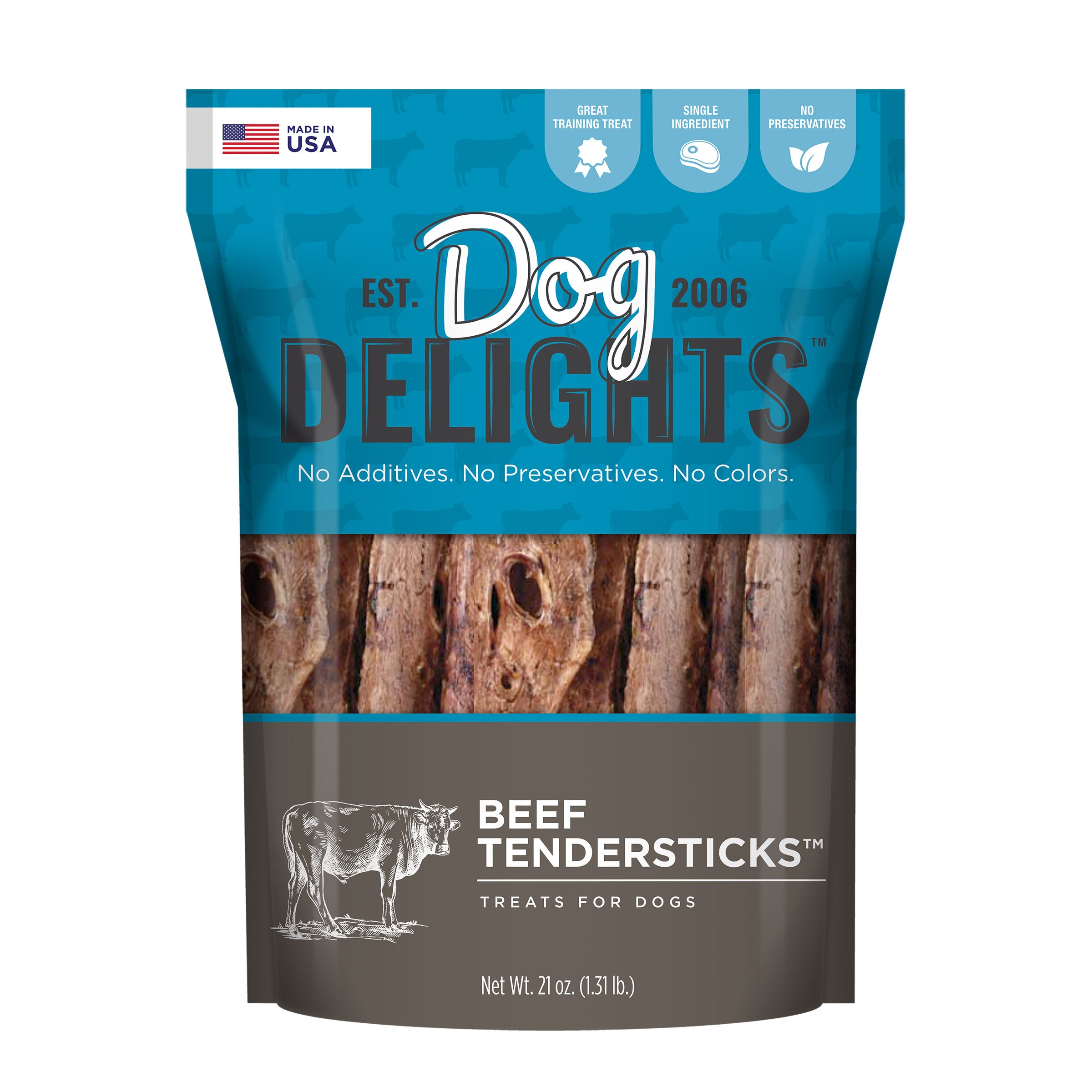 DOG DELIGHTS BEEF TENDERSTICKS 21OZ