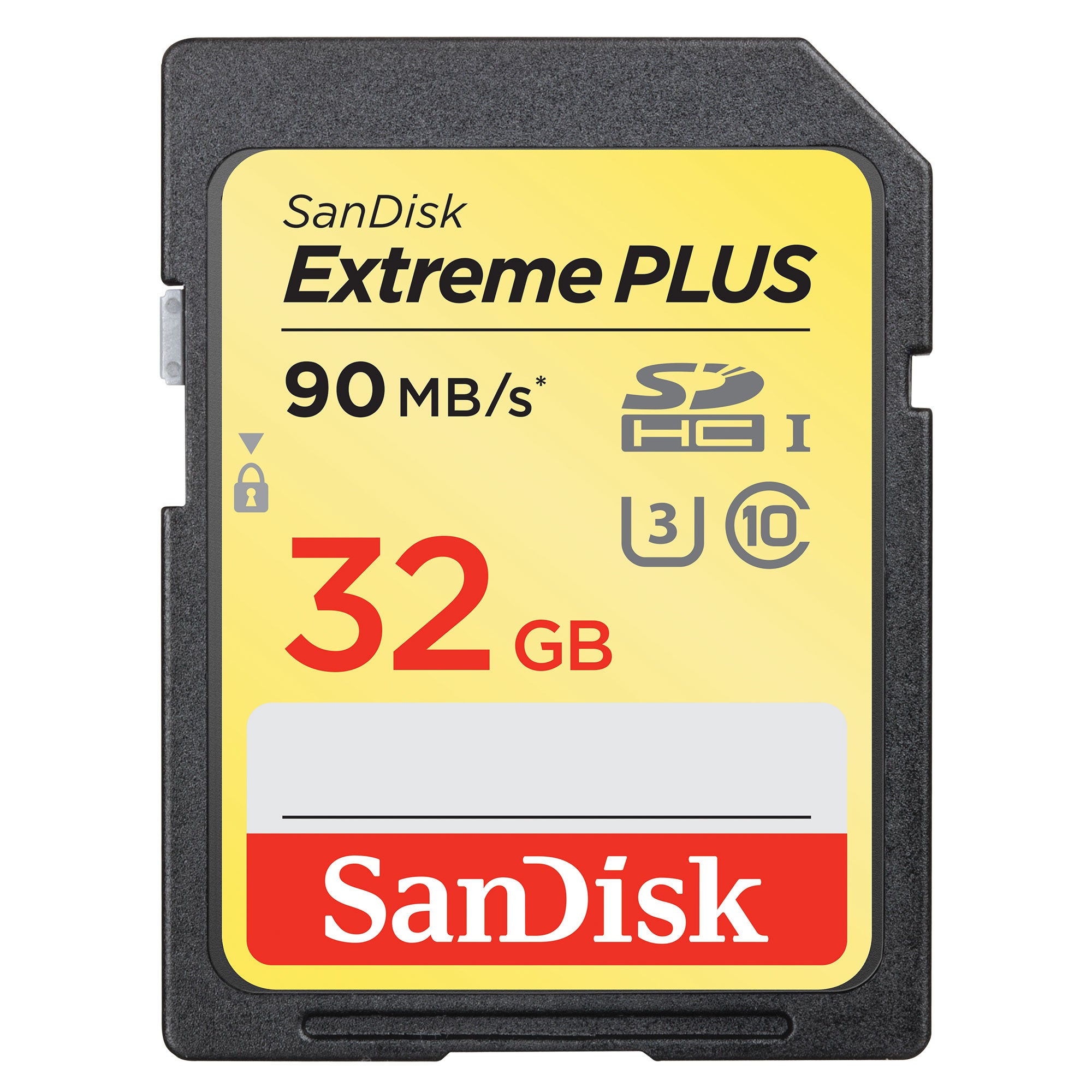 SANDISK EXTREME PLUS 32GB SDHC UHS-I, U3, CLASS 10