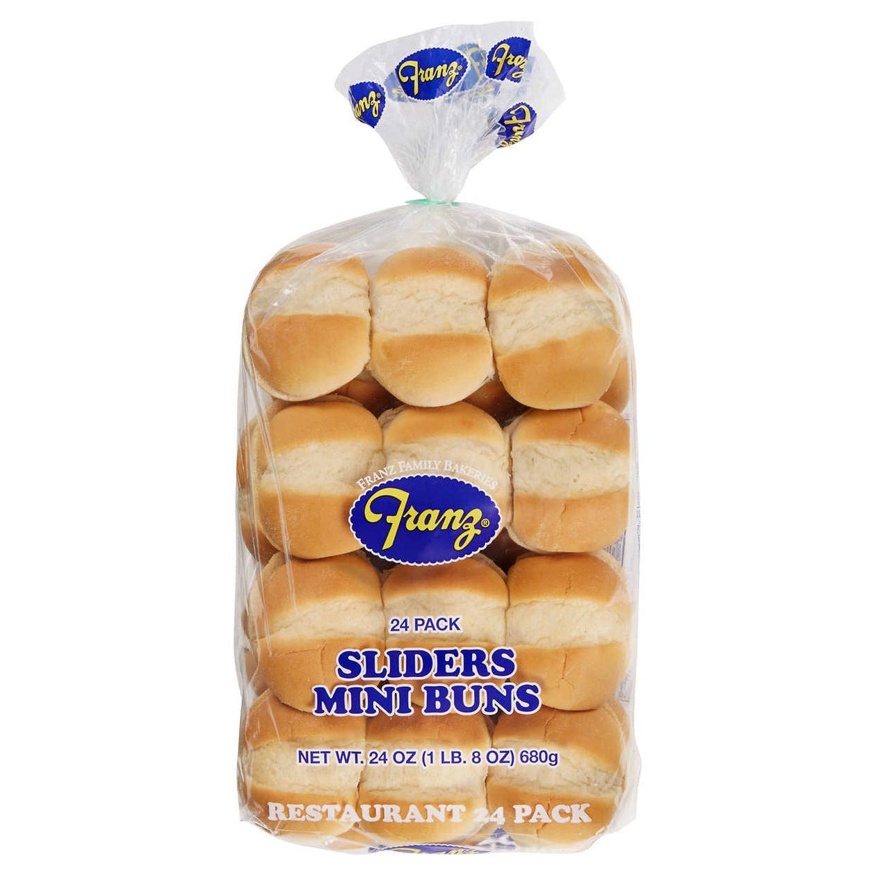 FRANZ MINI SLIDER BUN 24 COUNT 24 OUNCES